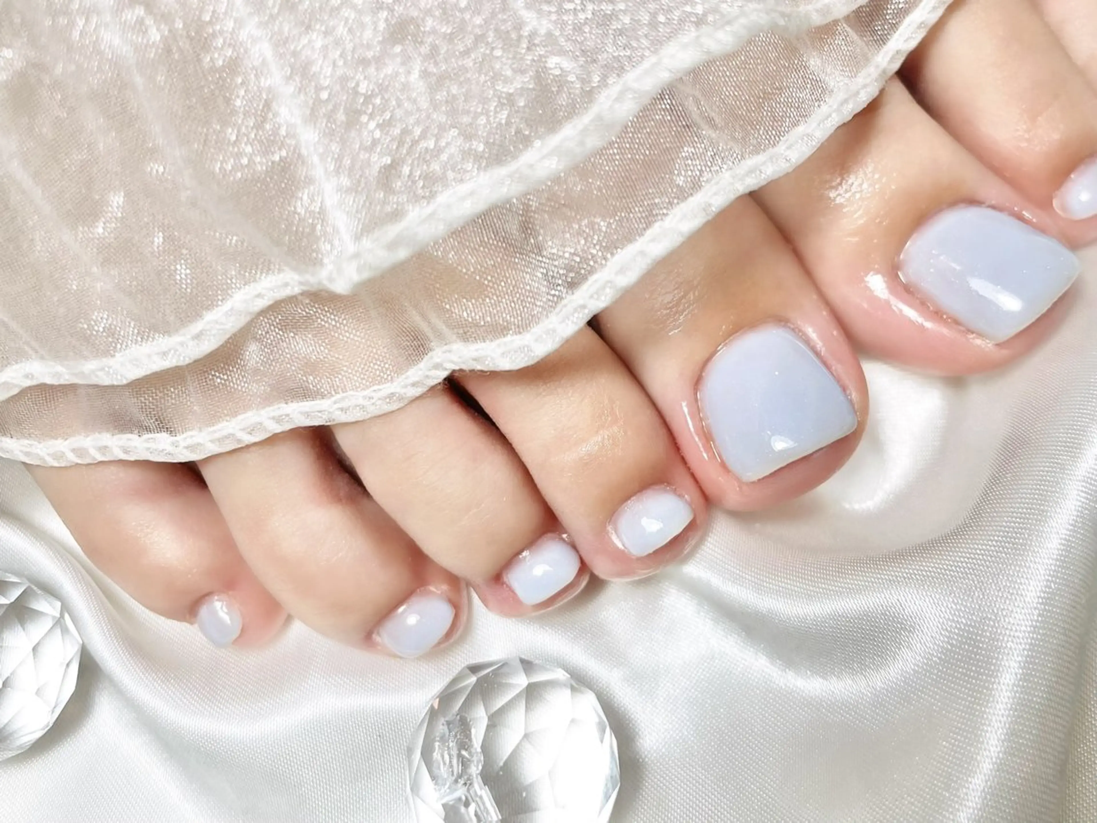 フットワンカラー+贅沢角質ケア🫧✨の写真