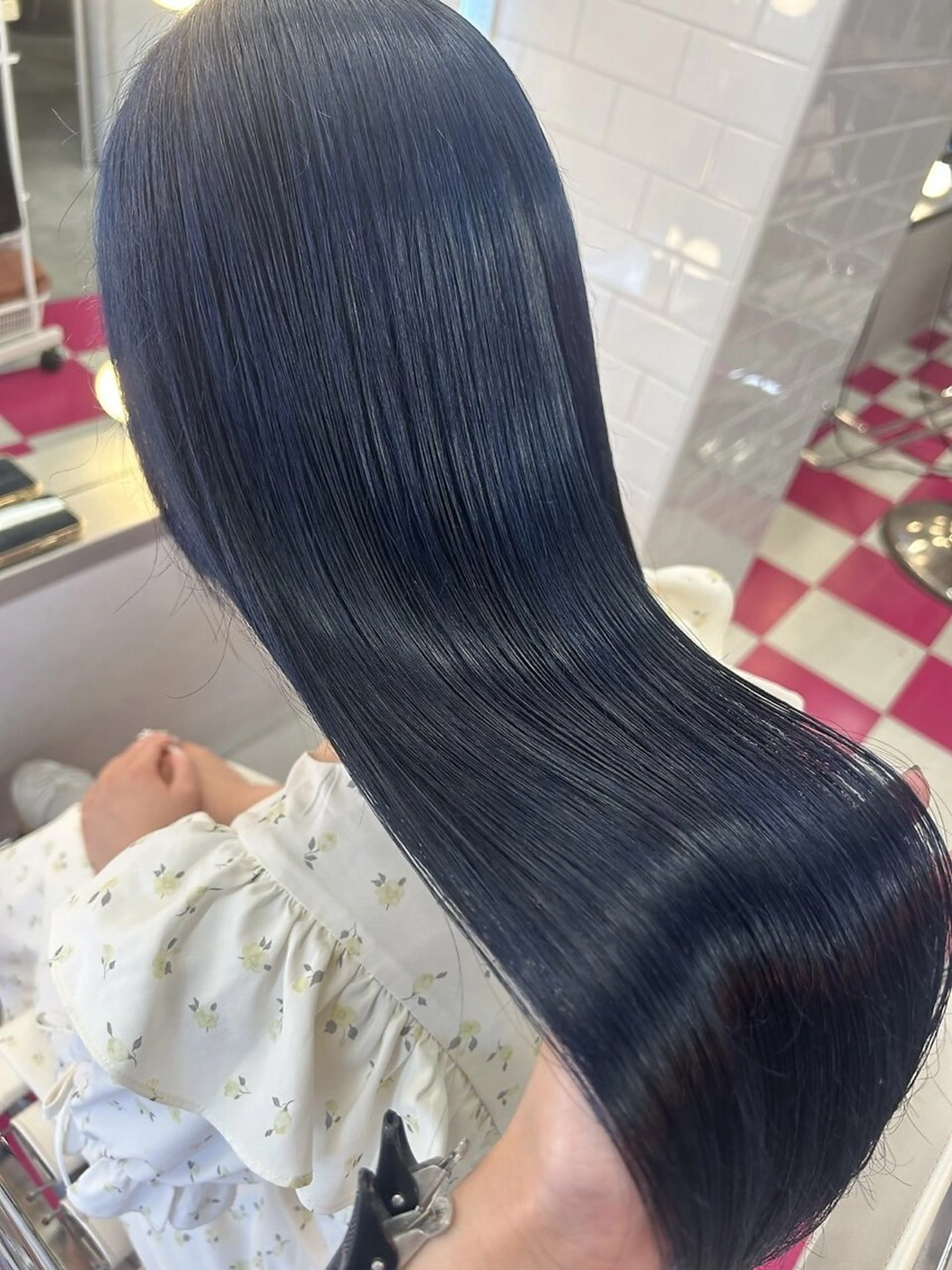 【胸下ロング】質感再整カラー➕4stepトリートメントの写真