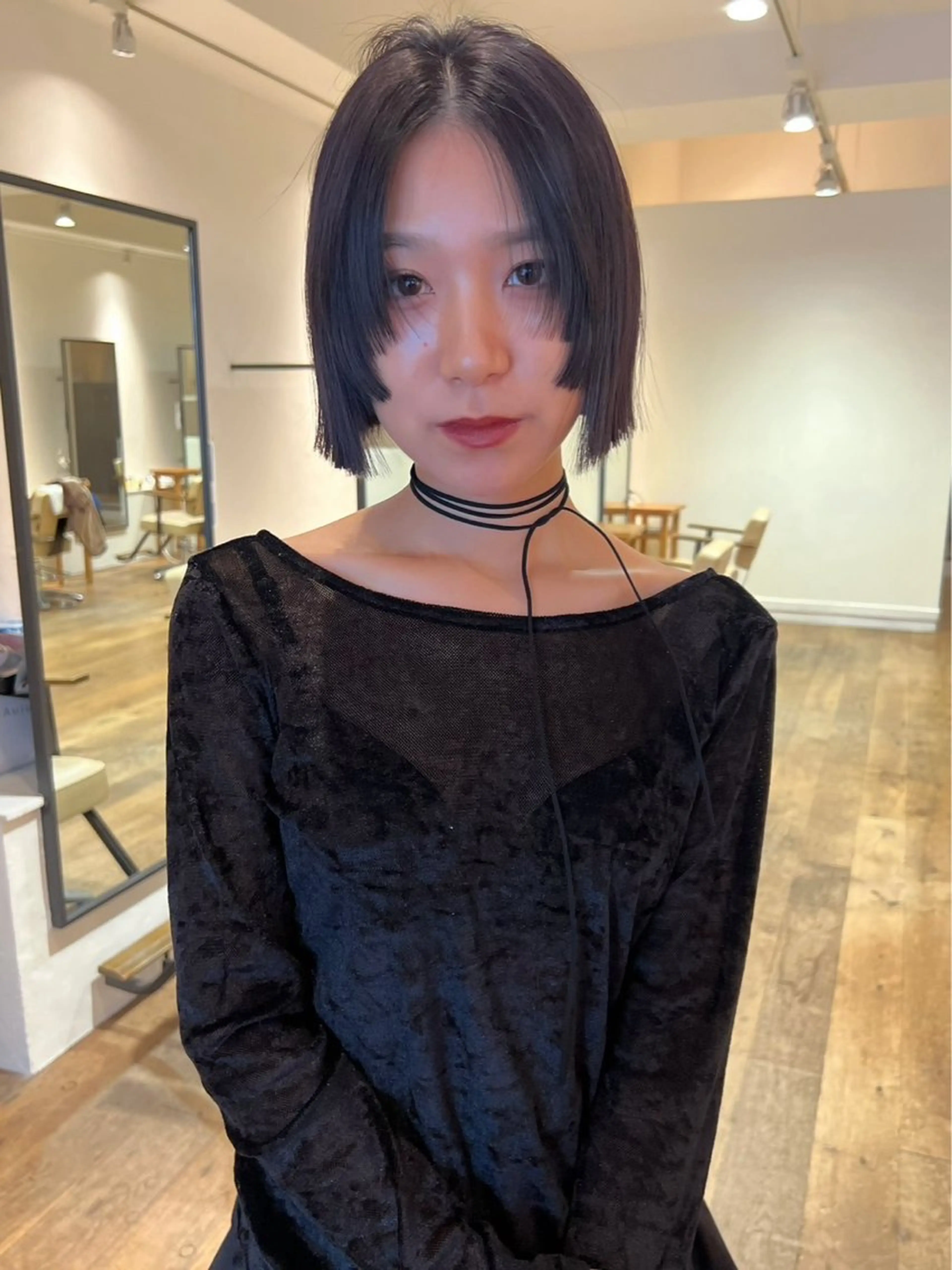 カラー ナック美容室阿倍野店 リタッチモデル募集中のヘアスタイル