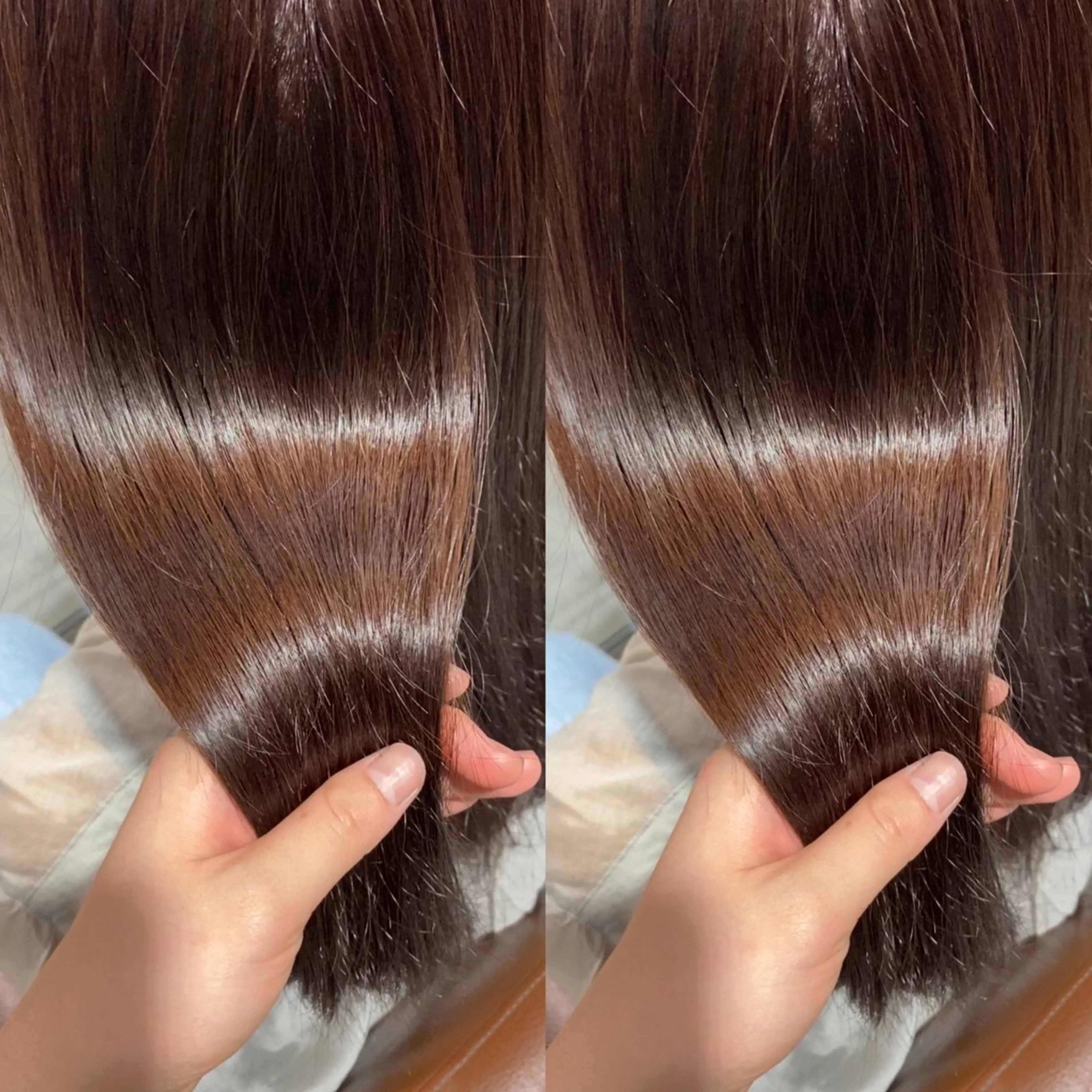 セミロング カラー ブラウンカラー ナチュラルブラウン トリートメント ヘアカラー トリートメント 髙木美緒🌿 レイヤー/アレンジのヘアスタイル