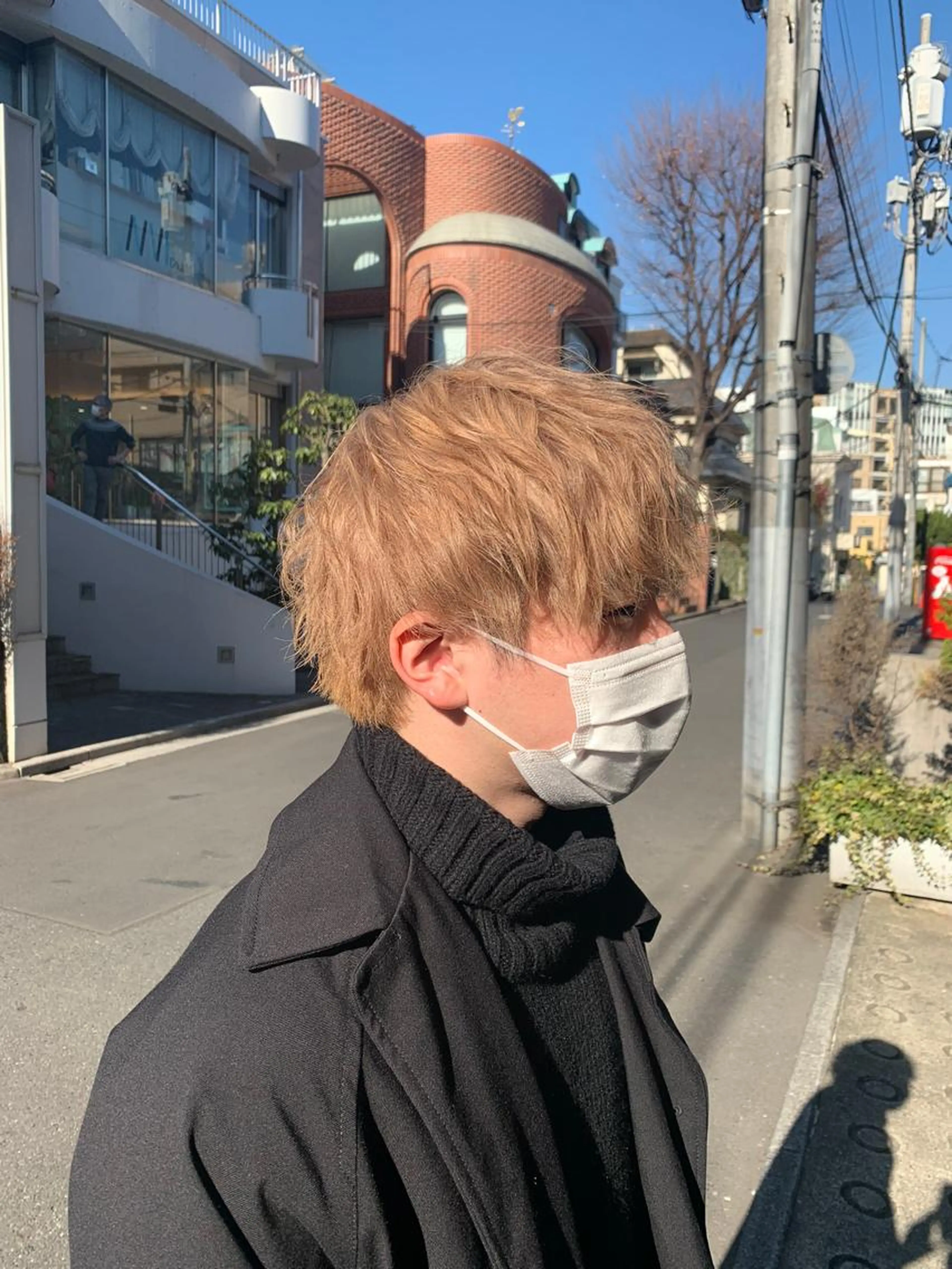 💫リピーターメンズ限定💫カット＋ケアブリーチリタッチ＋カラー＋トリートメント（リタッチ2㎝まで）の写真