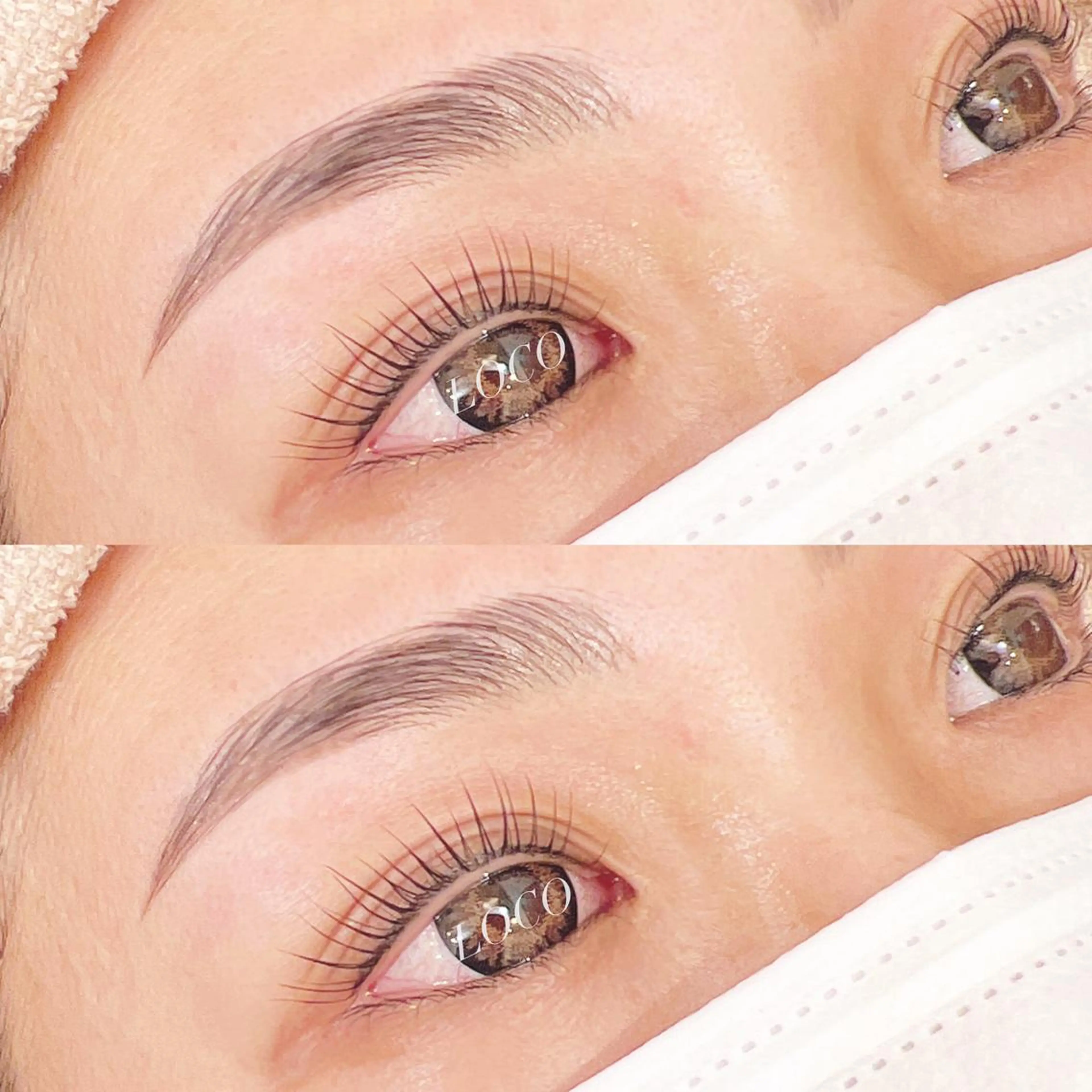 マツエク・マツパ アイブロウ ハリウッドブロウリフト パリジェンヌラッシュリフト マツパ 𝕋𝕆ℙアイリスト sanaeのマツエク・マツパデザイン