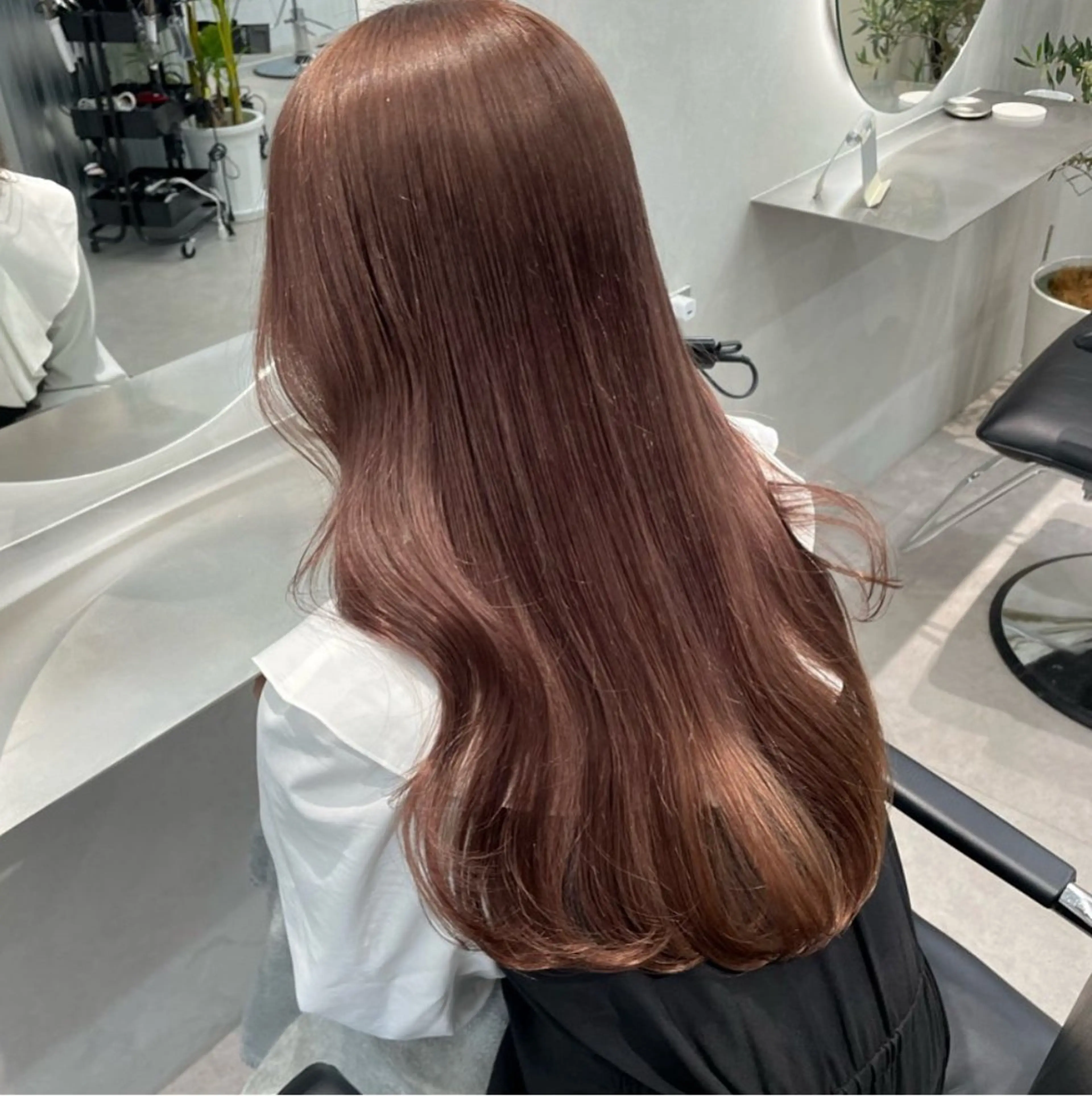 ロング ヘアカラー sera 🎀ベージュのヘアスタイル