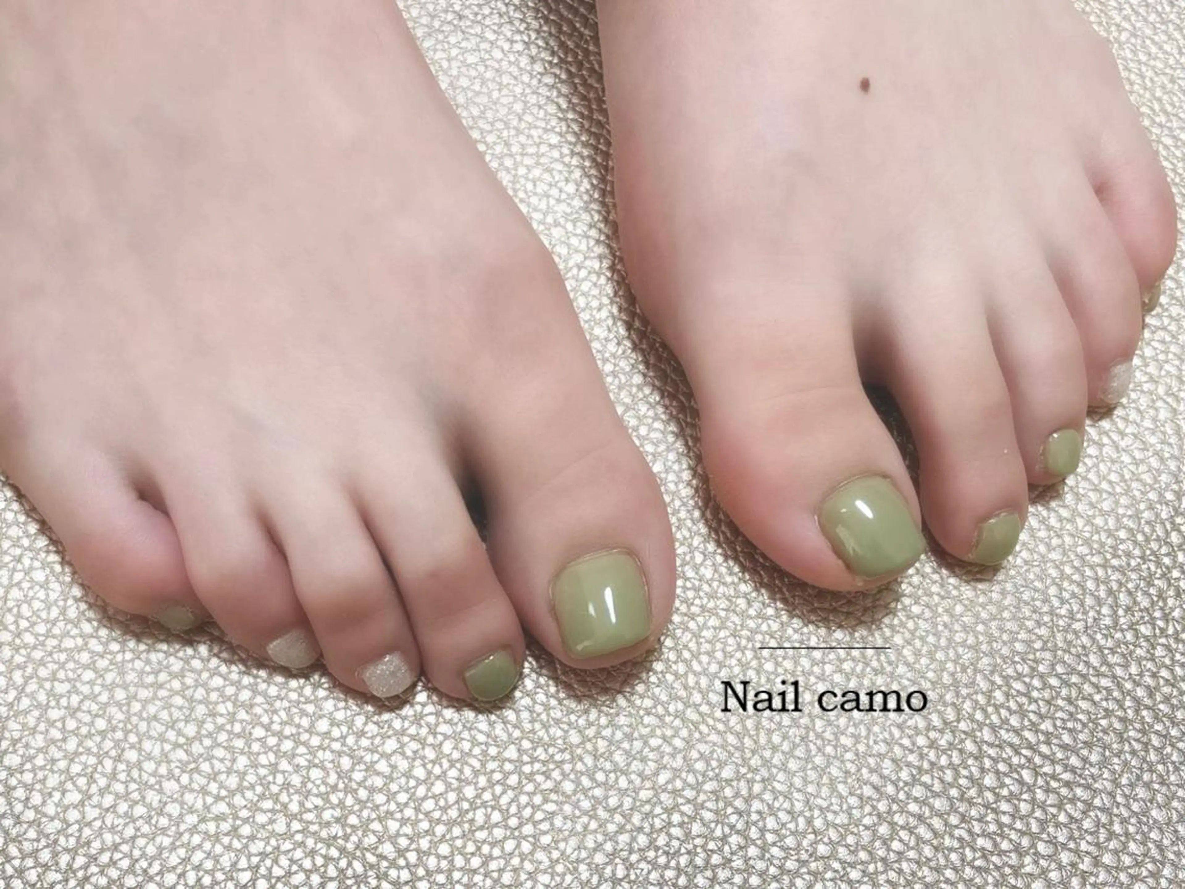 ネイル フットネイル ワンカラーネイル 🌟Nail camo🌟のネイルデザイン