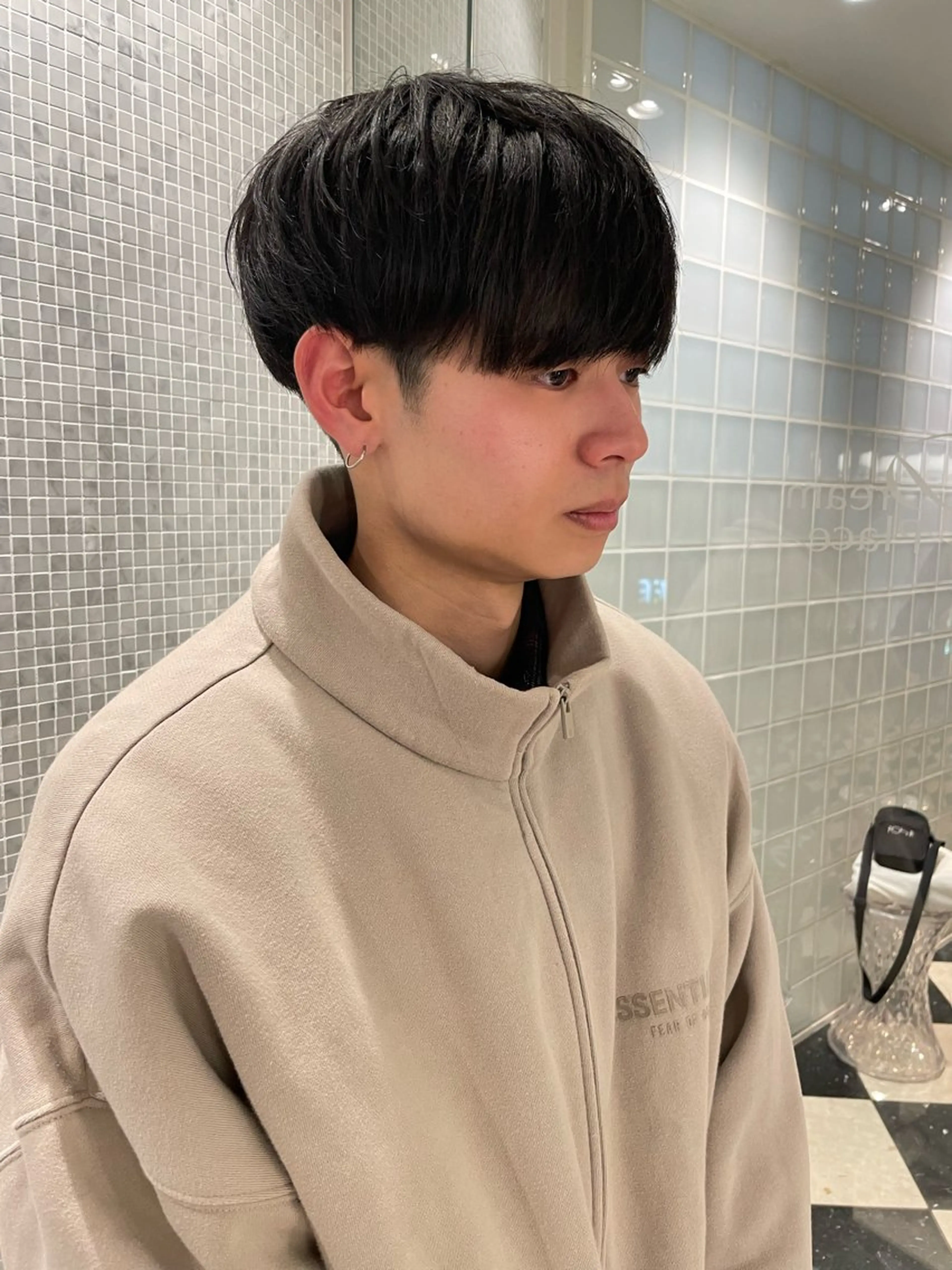 メンズ 林本　南壱人/カット /パーマ/カラーのヘアスタイル