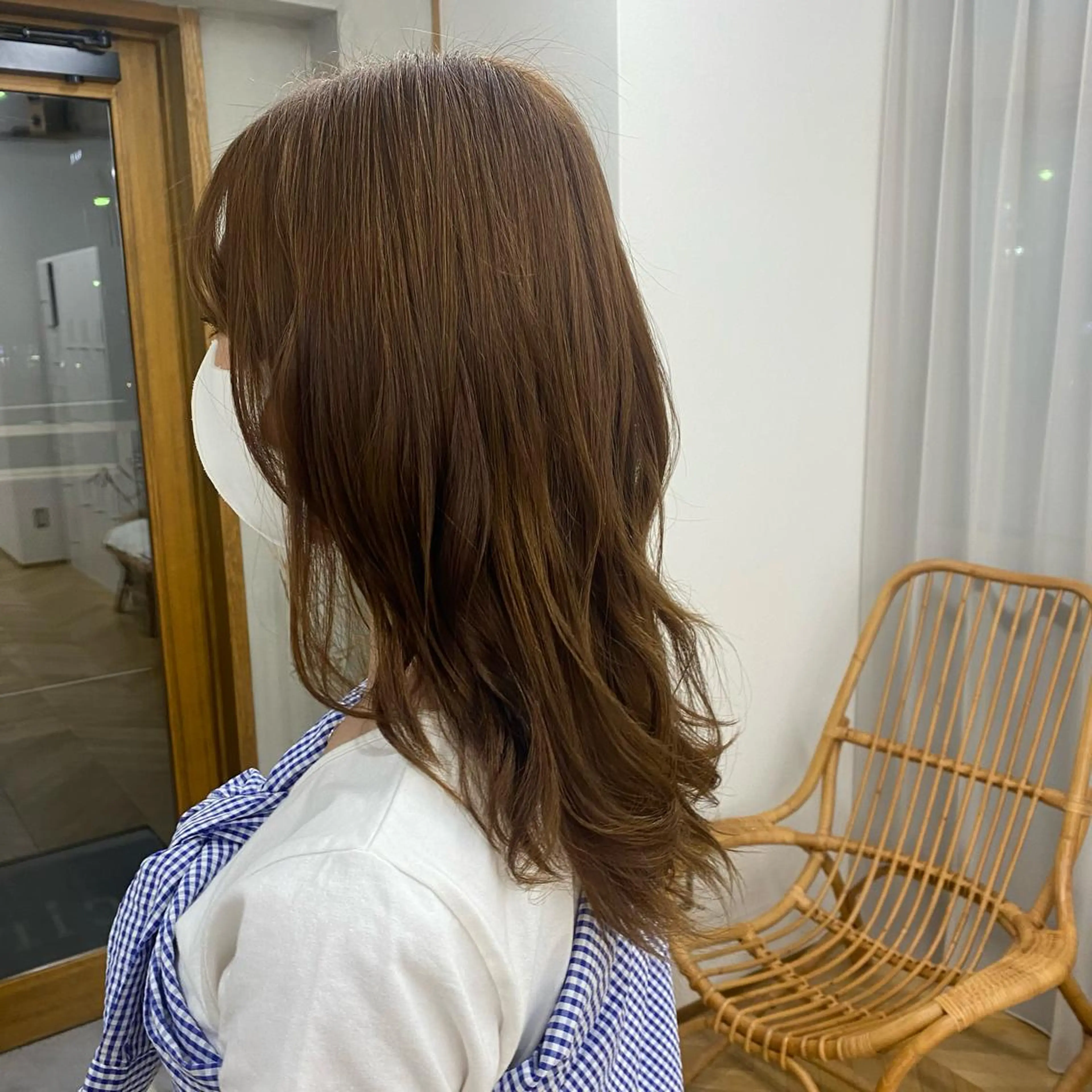 セミロング カラー funa/京都河原町 /艶髪/暖色のヘアスタイル