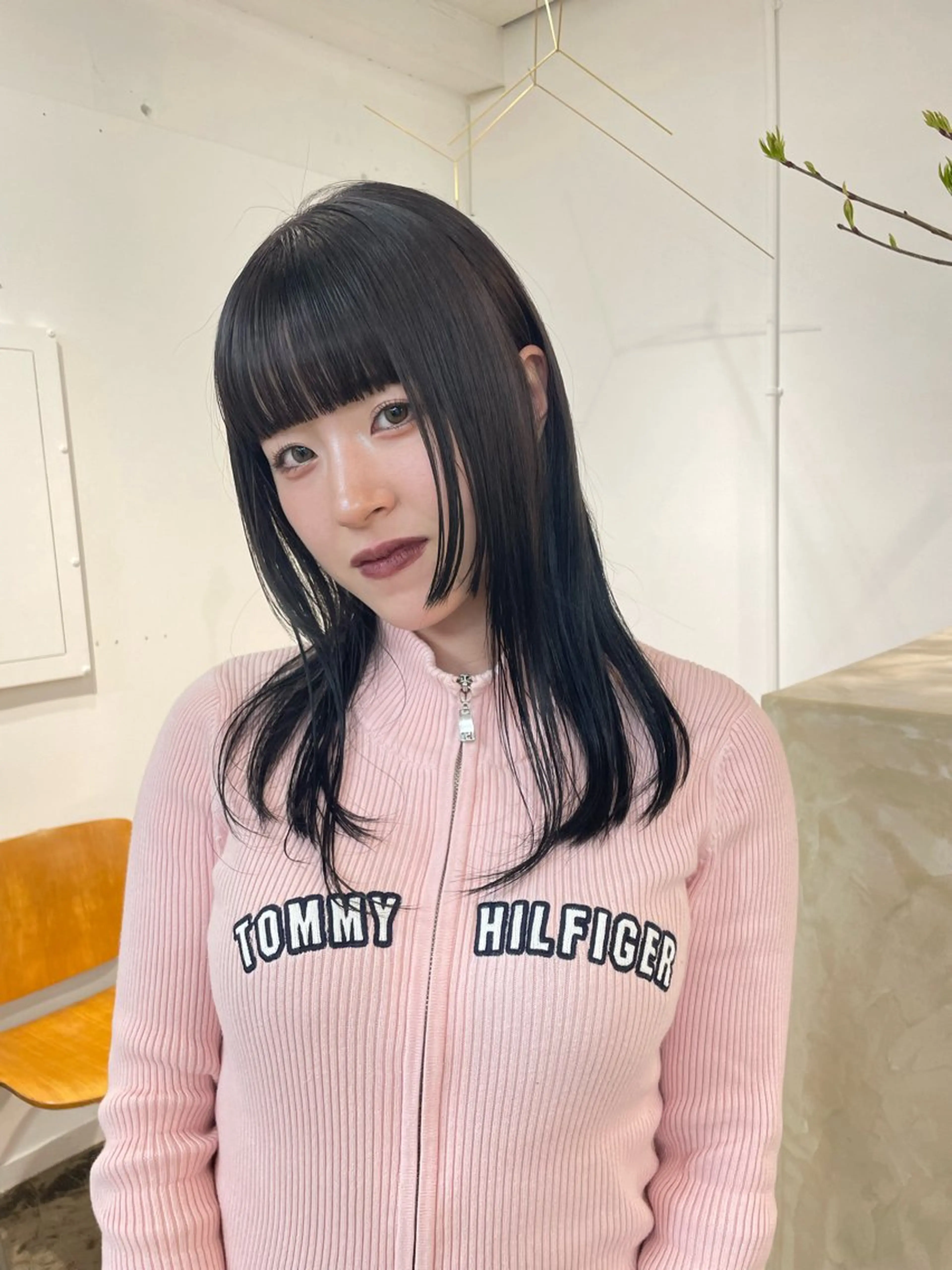 ロング カラー 縮毛矯正 Terve.竹内 視咲のヘアスタイル