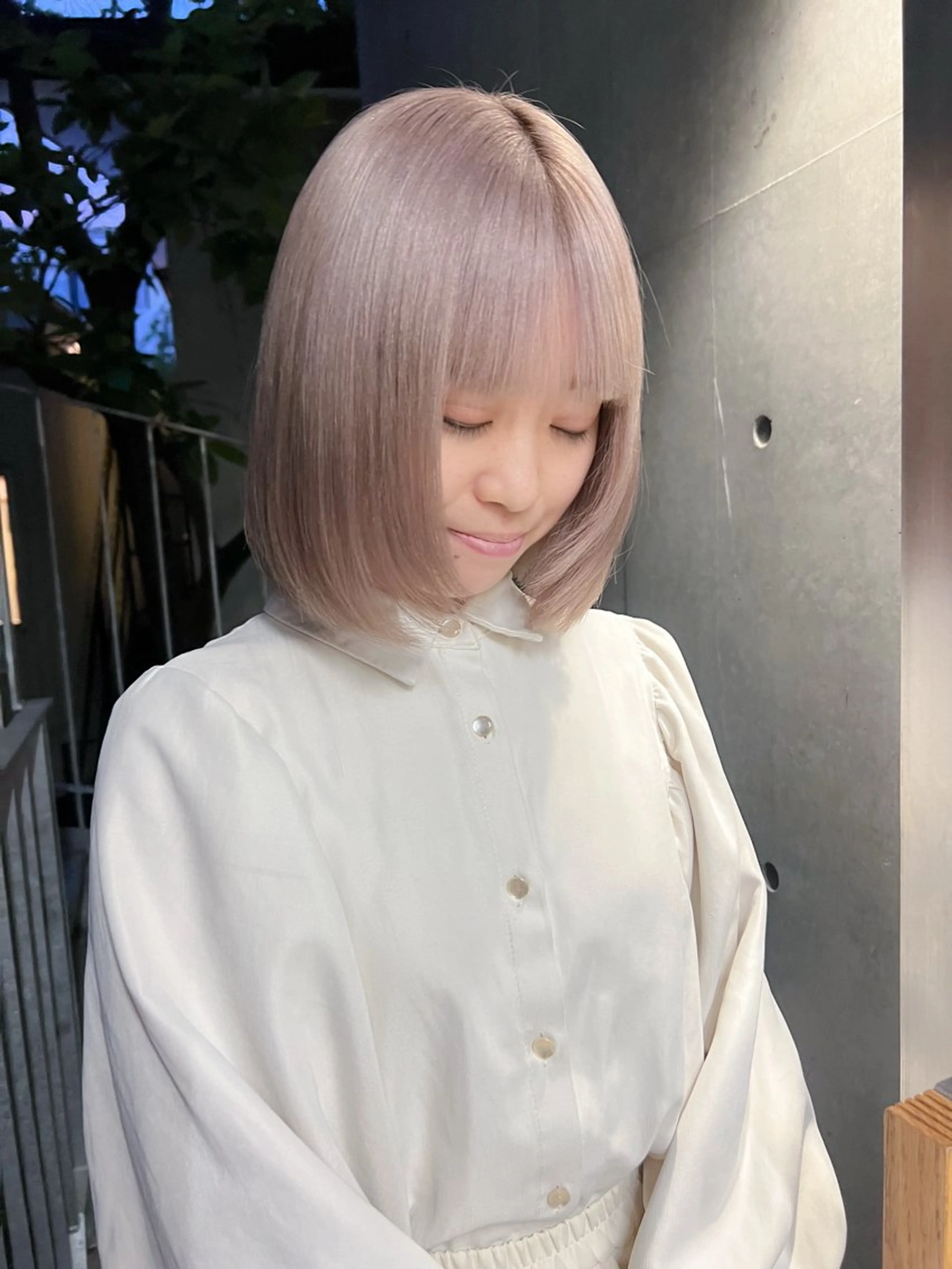 ミディアム カラー カット ヘアカラー トリートメント ボブ/パーマ 🐕‍🦺Nagiのヘアスタイル
