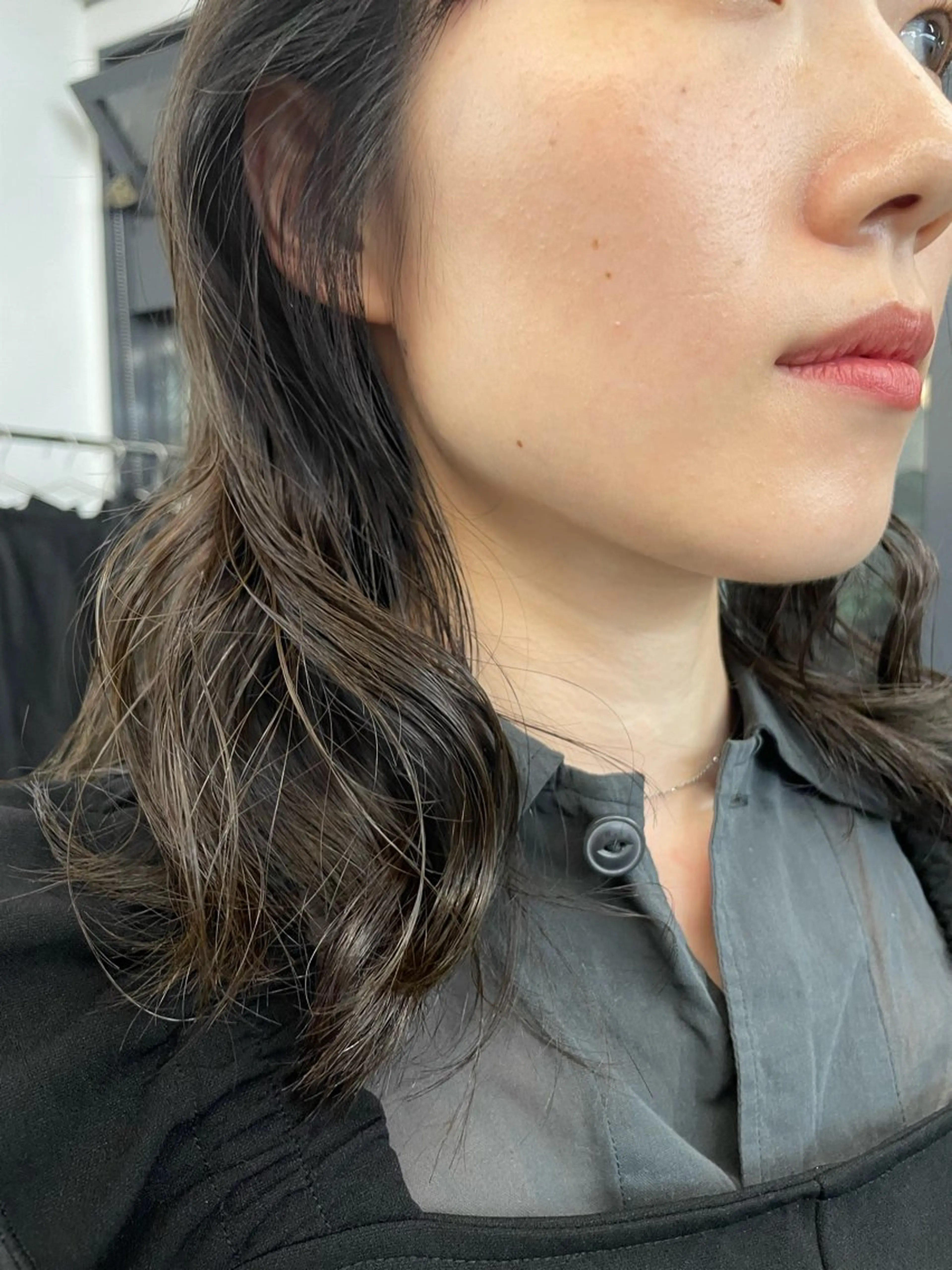 ロング カラー ブラウンカラー 透明感カラー グレージュ カット ヘアカラー 【お洒落パーマ】 Elme　肥塚康汰郎のヘアスタイル