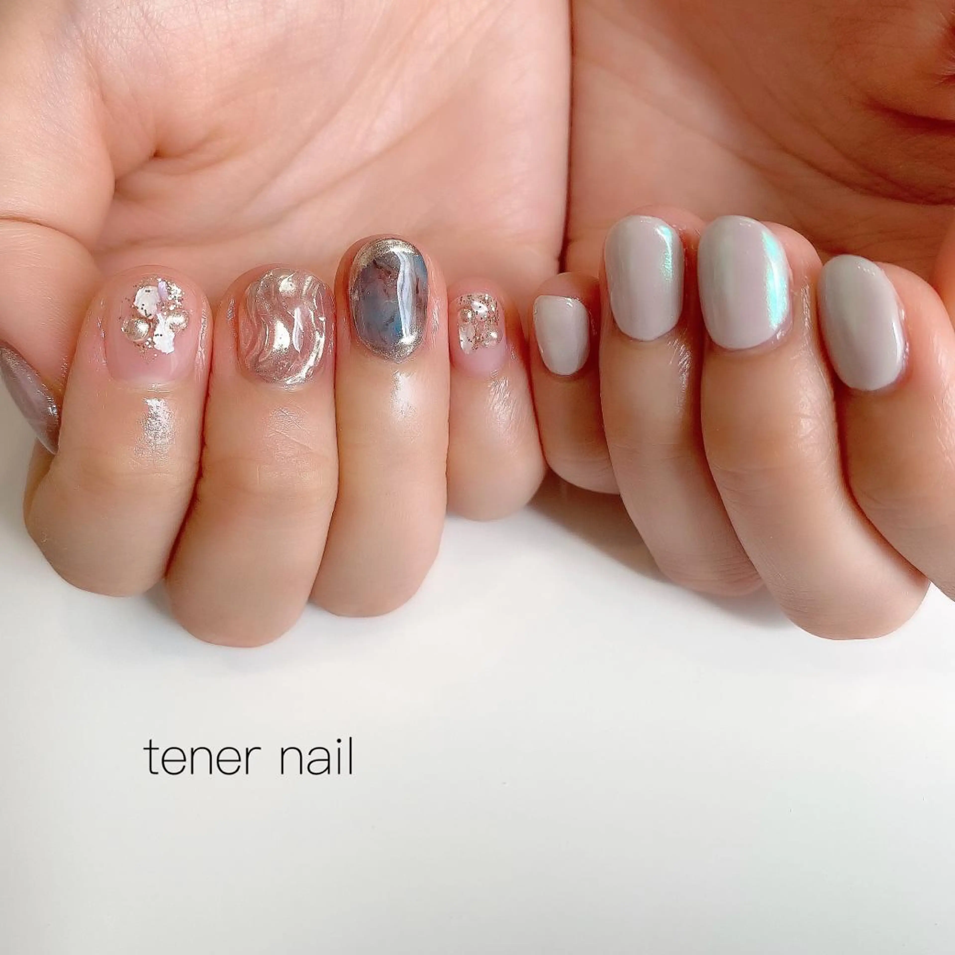 ネイル 持ち込み ニュアンスネイル テネルネイル tener nailのネイルデザイン