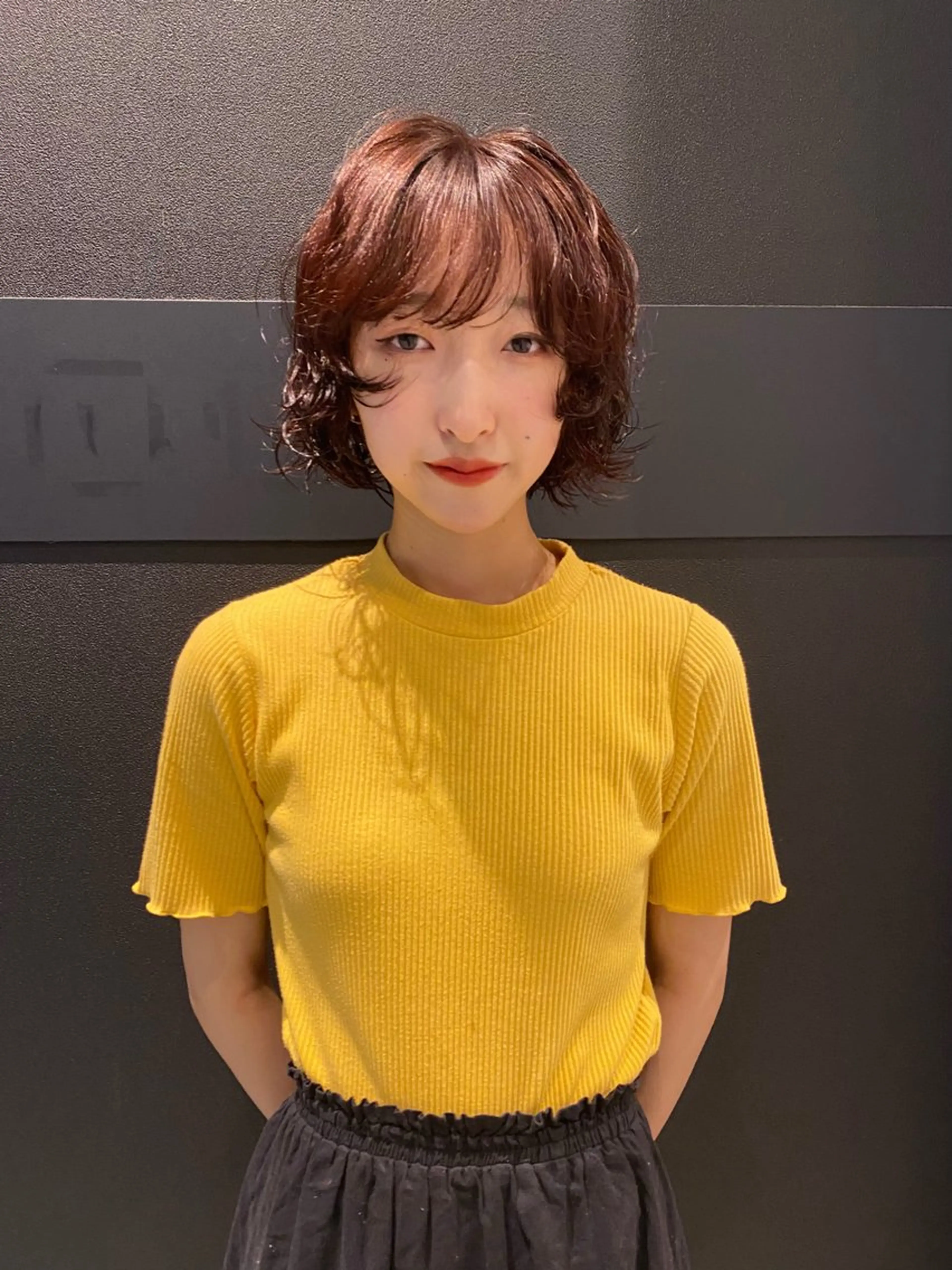 ショート カラー パーマ カット ヘアカラー パーマ トリートメント mai / linoah˚✧のヘアスタイル