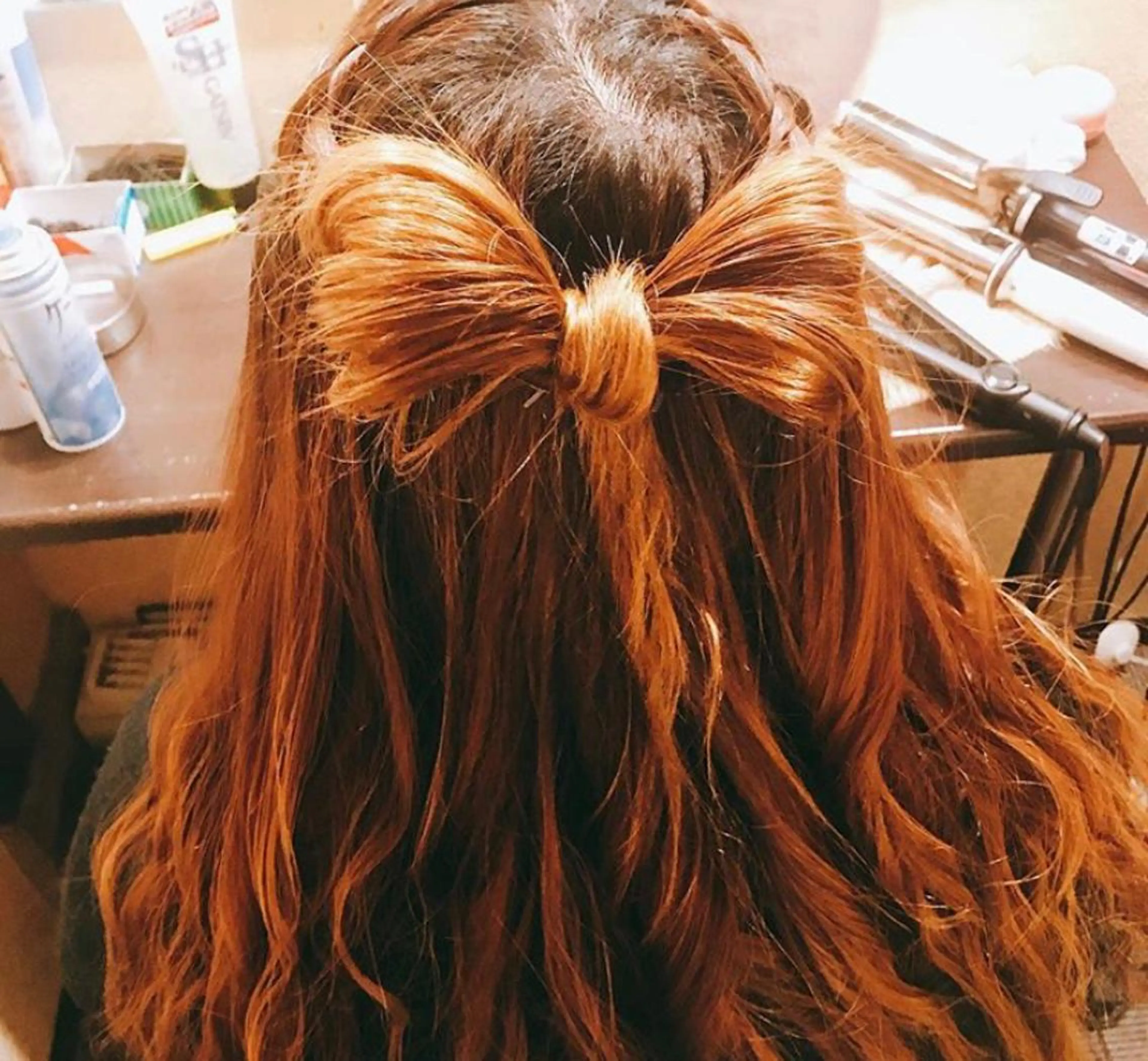 ヘアセットの写真