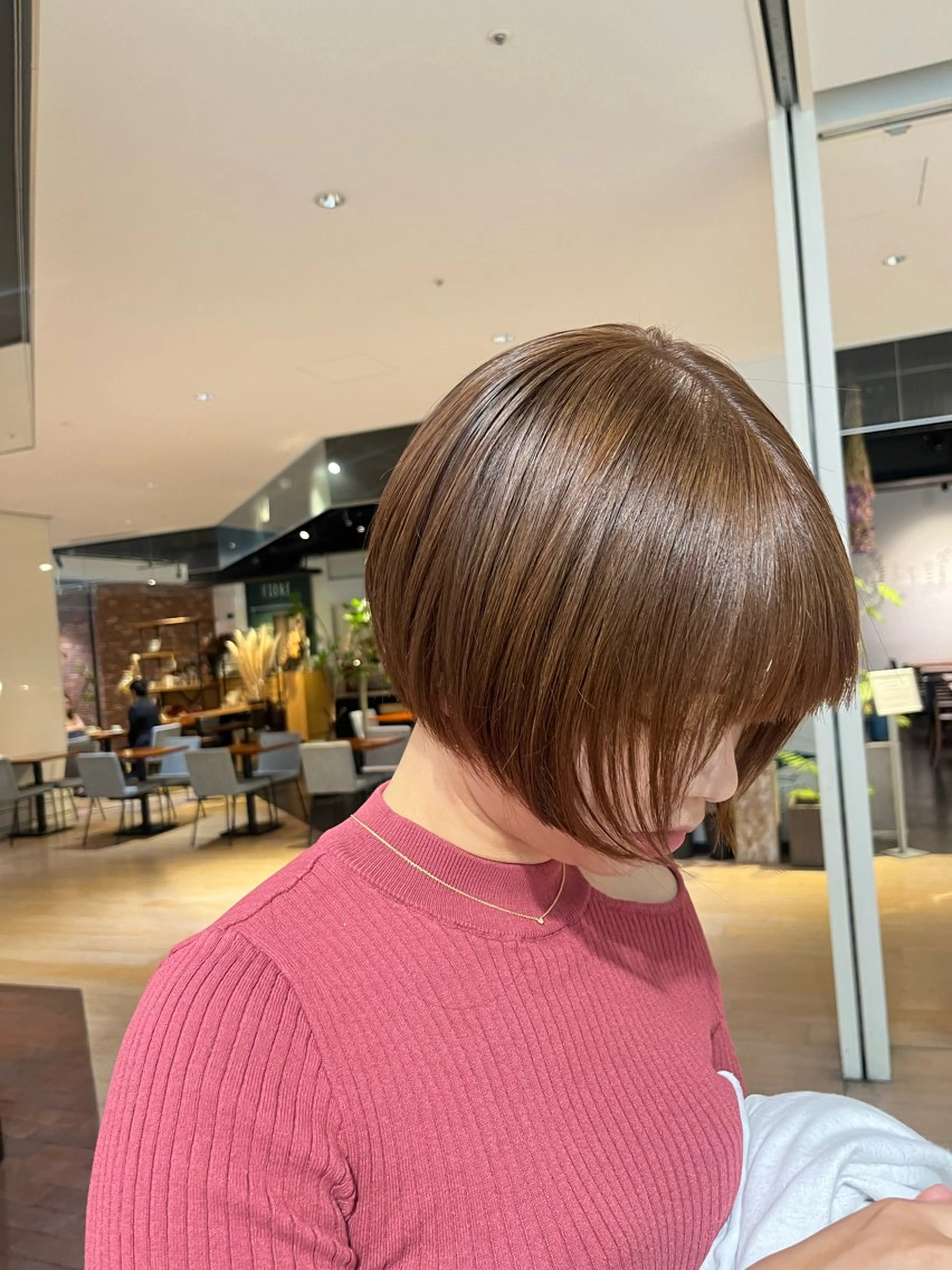 ショート ショートボブ ボブ ショートヘア マンツーマン 縮毛矯正/マユコのヘアスタイル