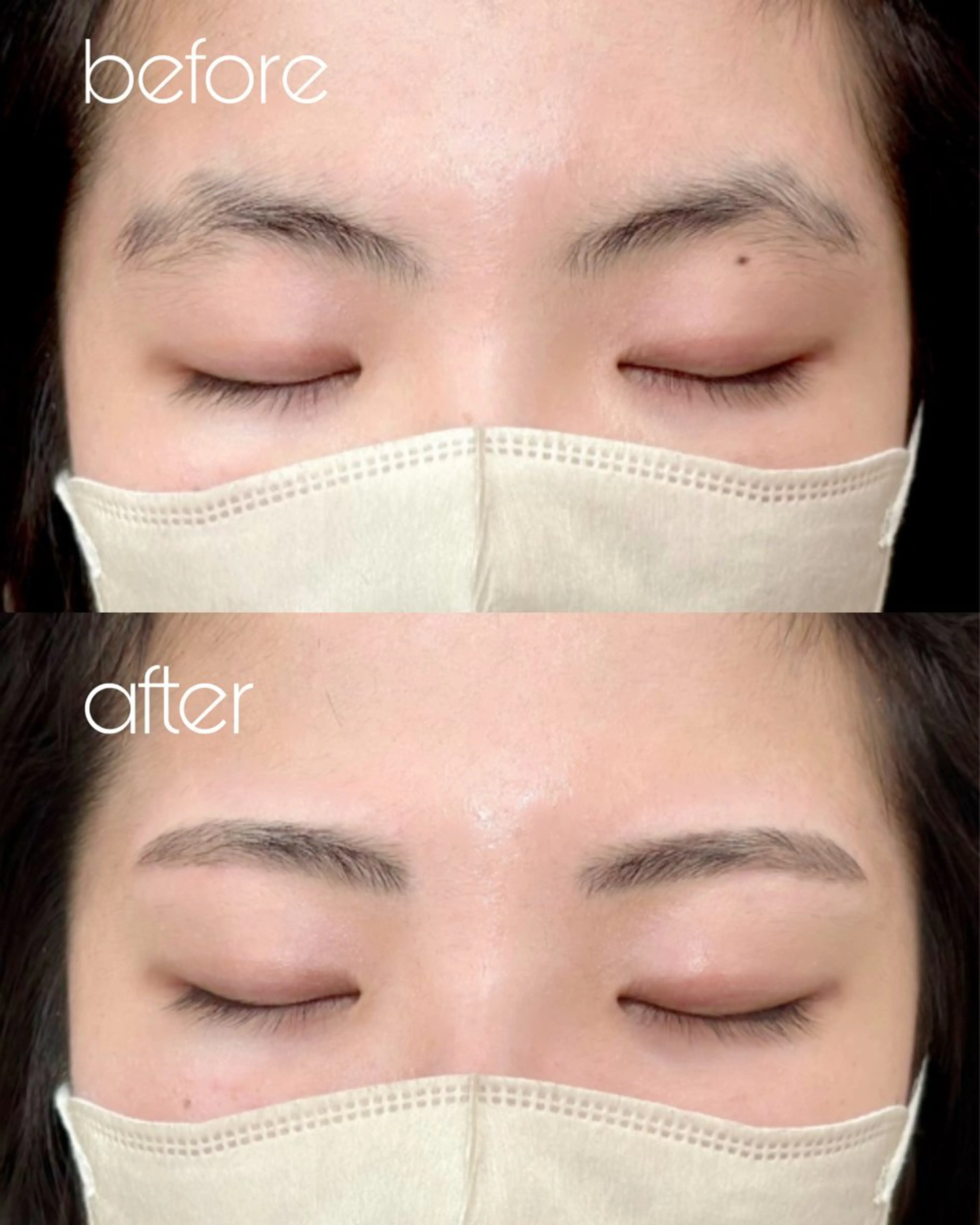 アイブロウ siki ナカオルナのマツエク・マツパデザイン