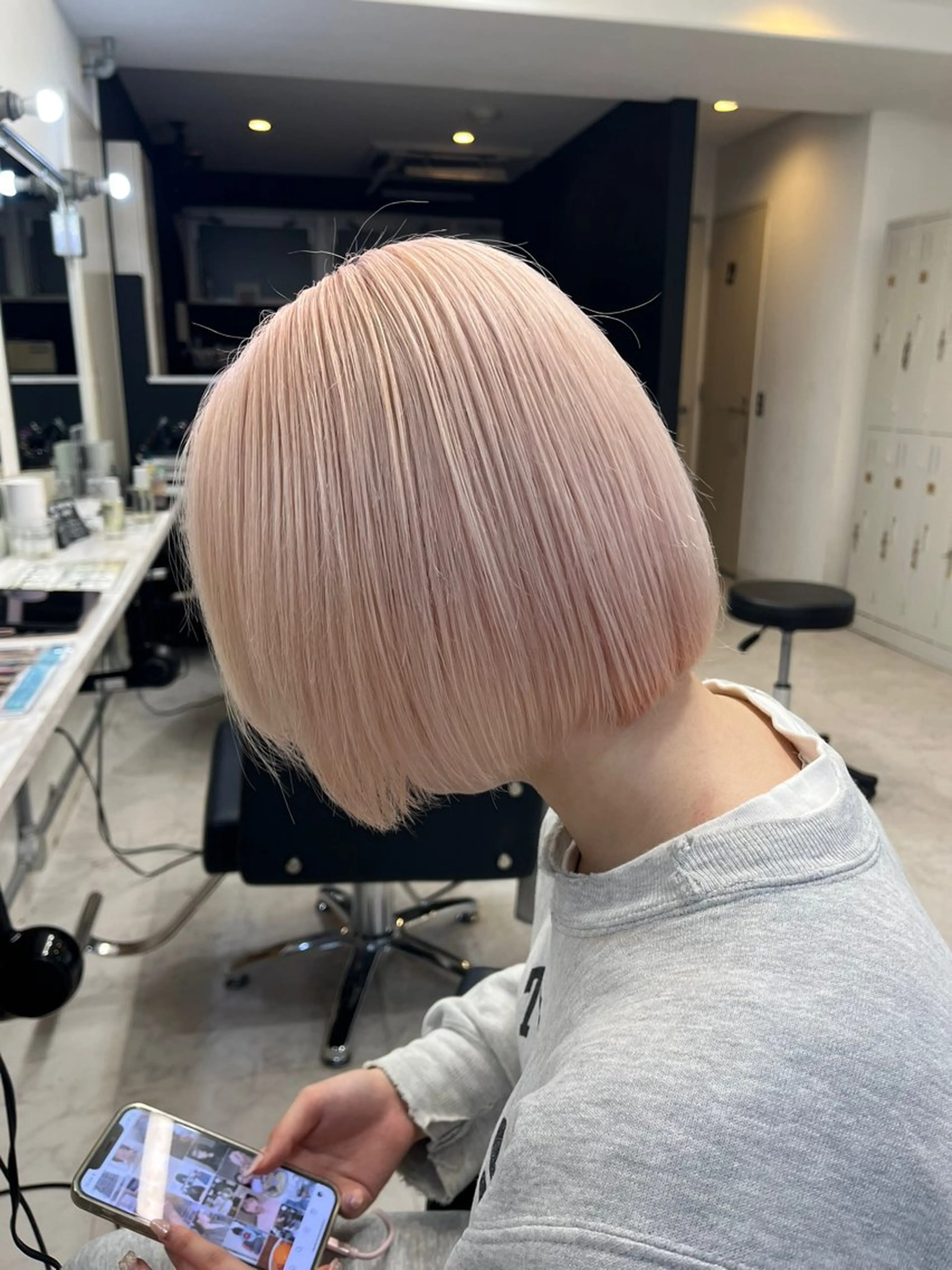 カット＋ケアブリーチ＋カラー➕髪質改善ULTOWAトリートメント《レイヤー・インナーカラー・艶髪・新宿》の写真