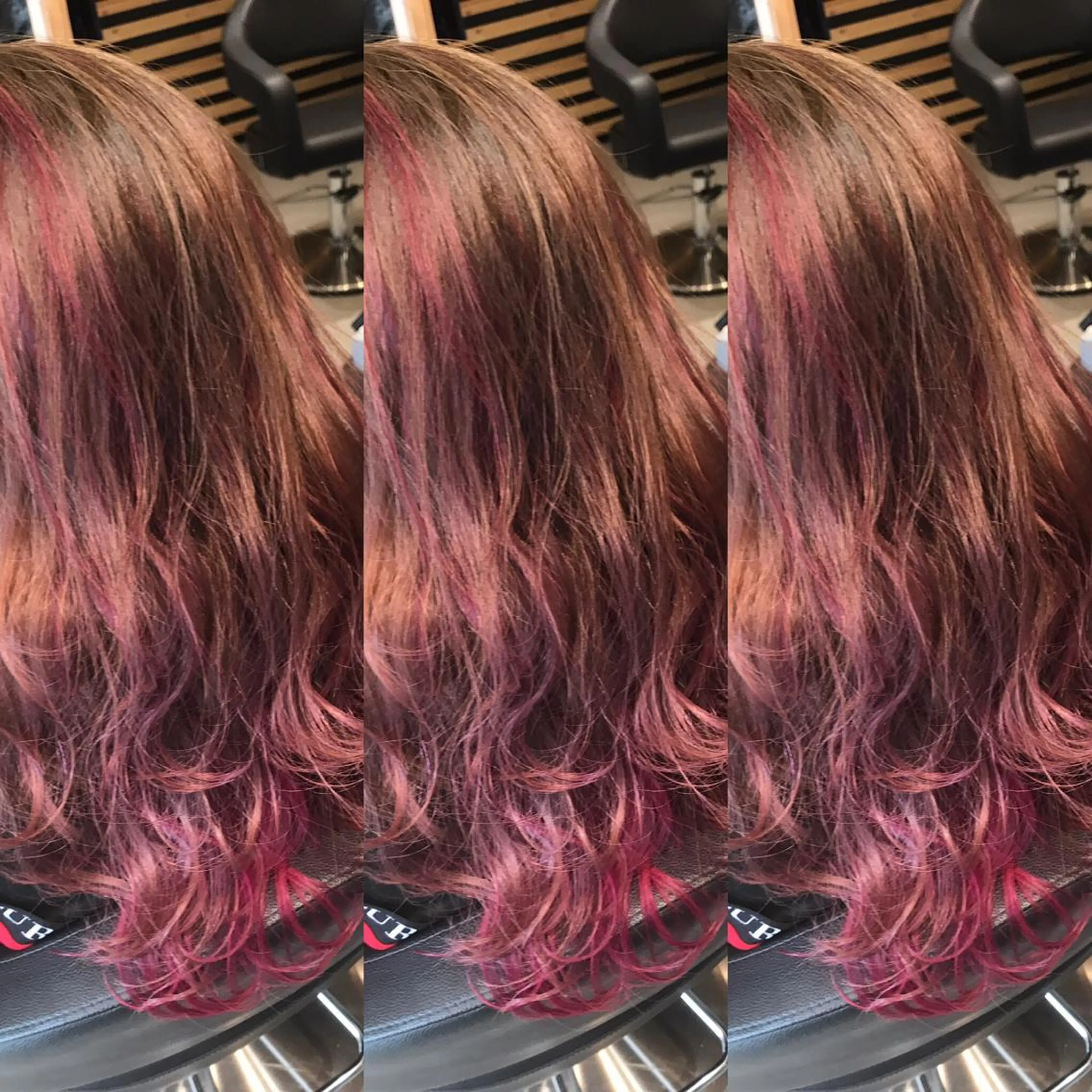 ロング カラー ブリーチ ヘアカラー 大久保 隆蔵のヘアスタイル