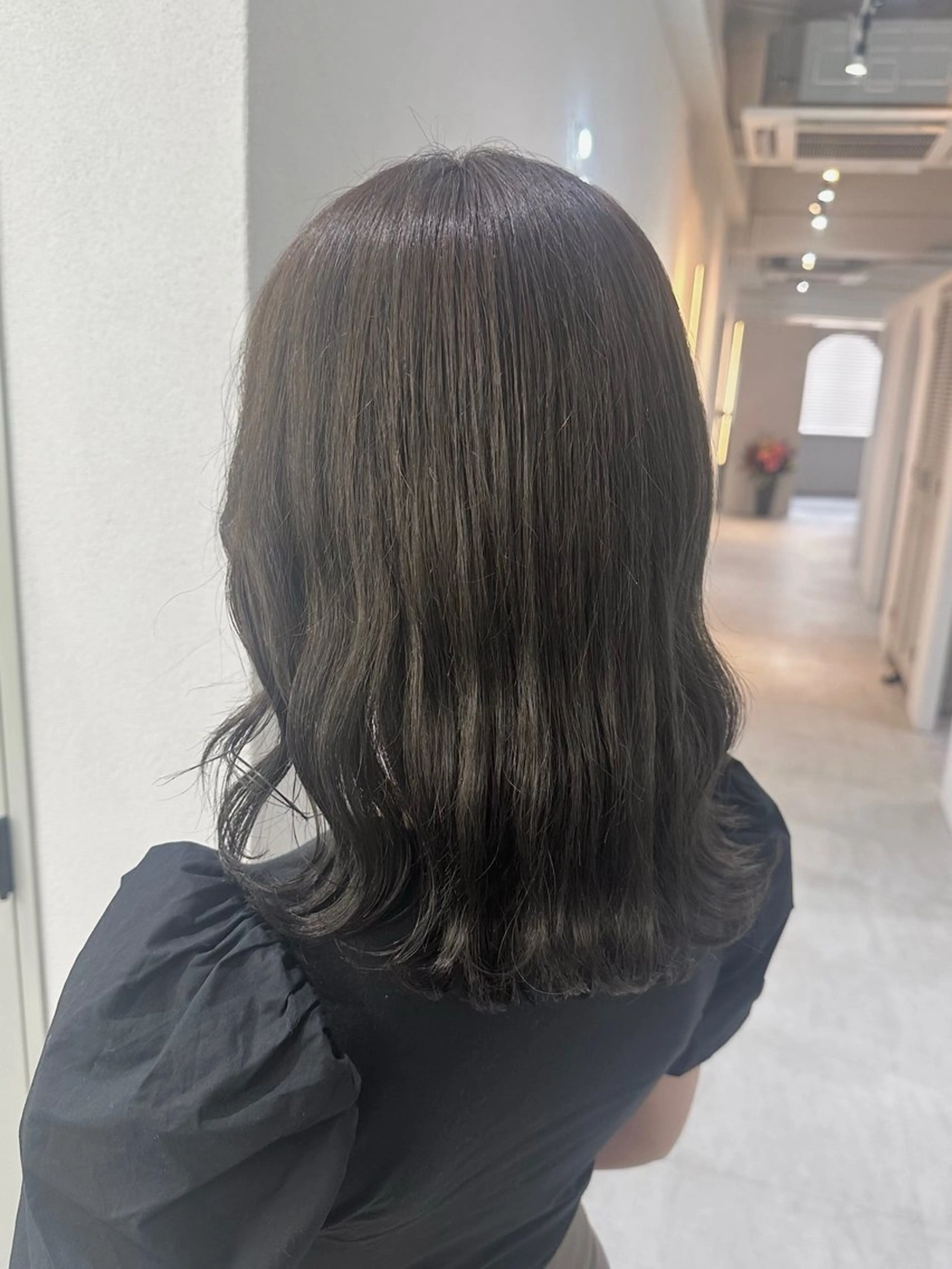 ミディアム カラー カット ヘアカラー トリートメント 🪞個室サロン/韓国 艶髪/keito🪞のヘアスタイル