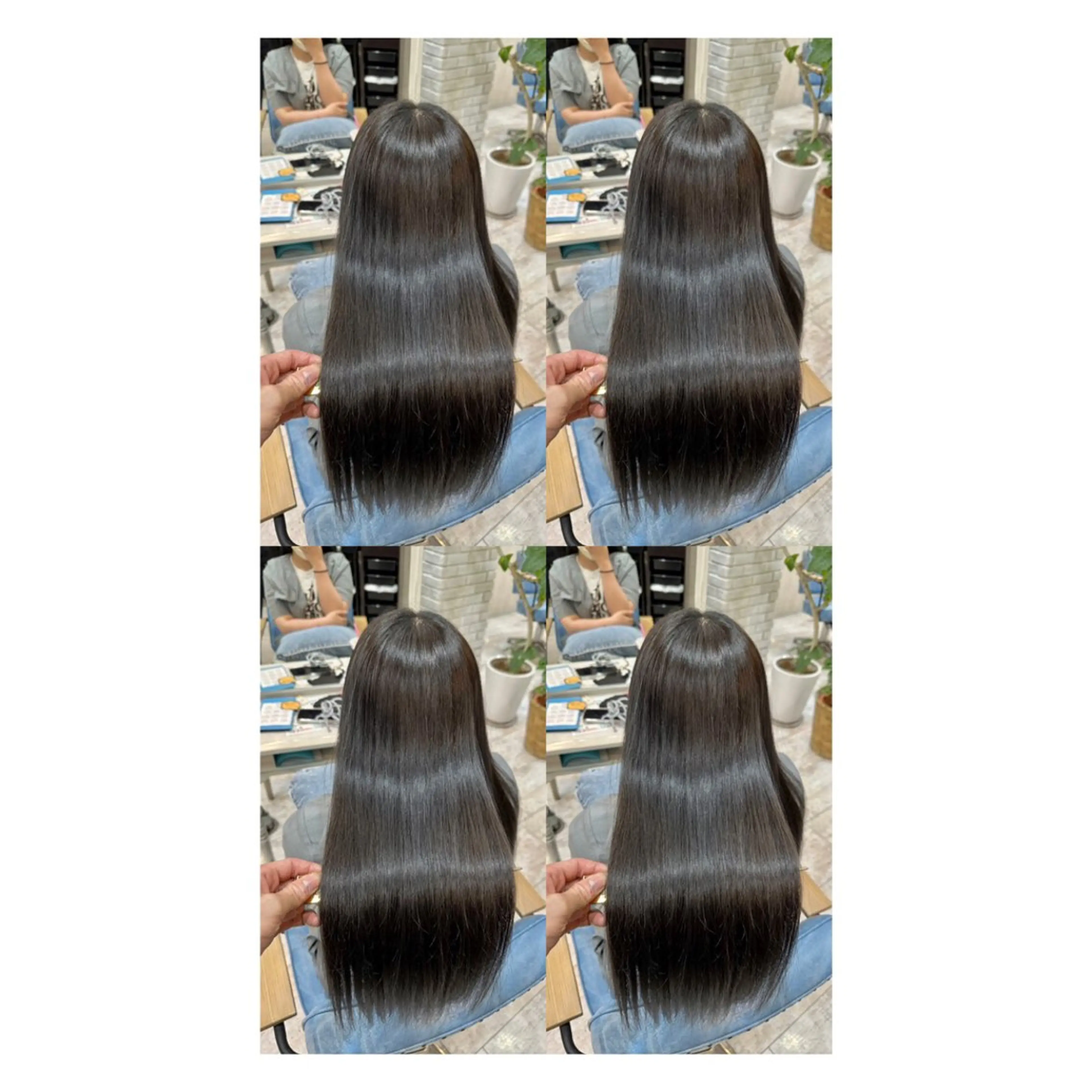 ロング カラー 透明感カラー 髪質改善 縮毛矯正 トリートメント ヘアカラー トリートメント 店長✨レイヤー✖️ 髪質改善✖️韓国ヘアのヘアスタイル