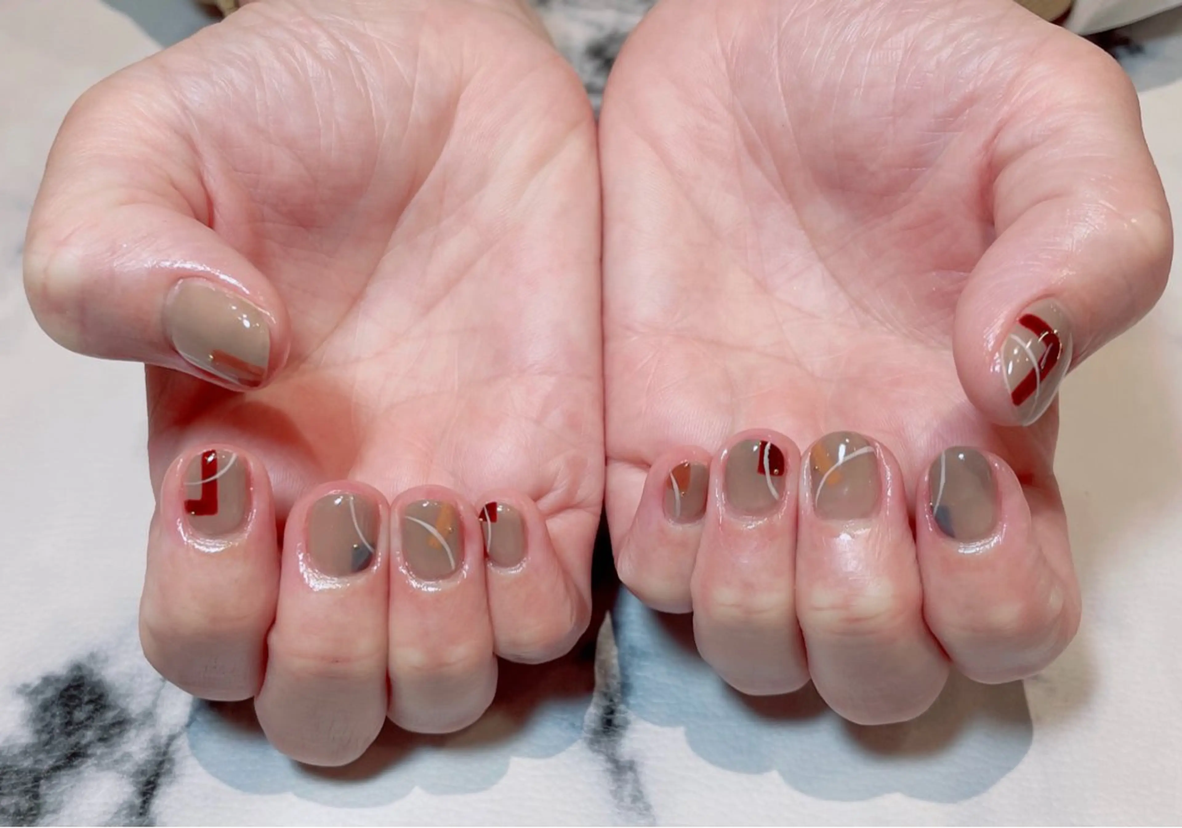 ネイル ハンドネイル 奥田 加奈子のネイルデザイン