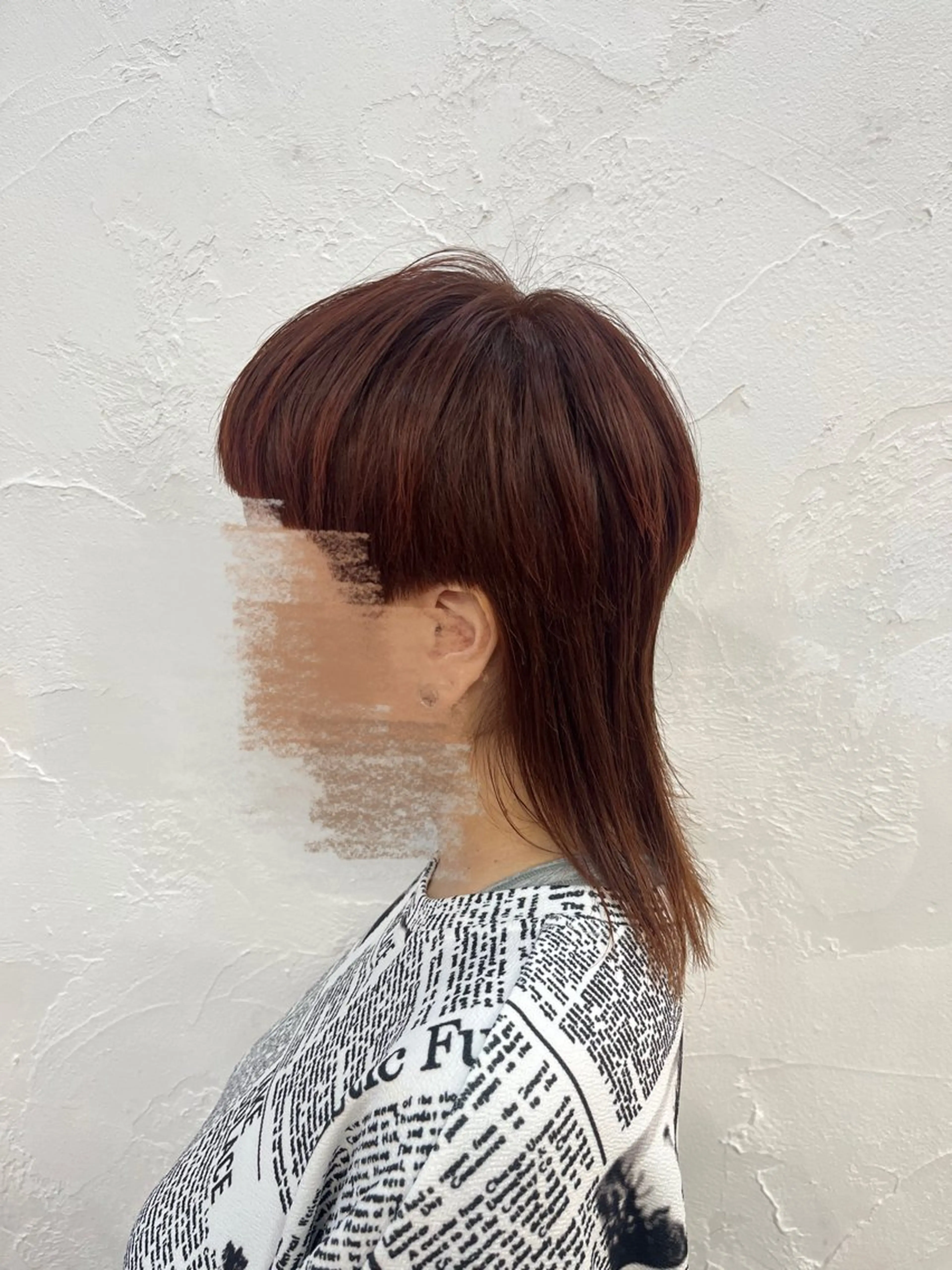 ショート カラー カット ヘアカラー トリートメント YUZUKI/艶カラ ー/丸みショートのヘアスタイル