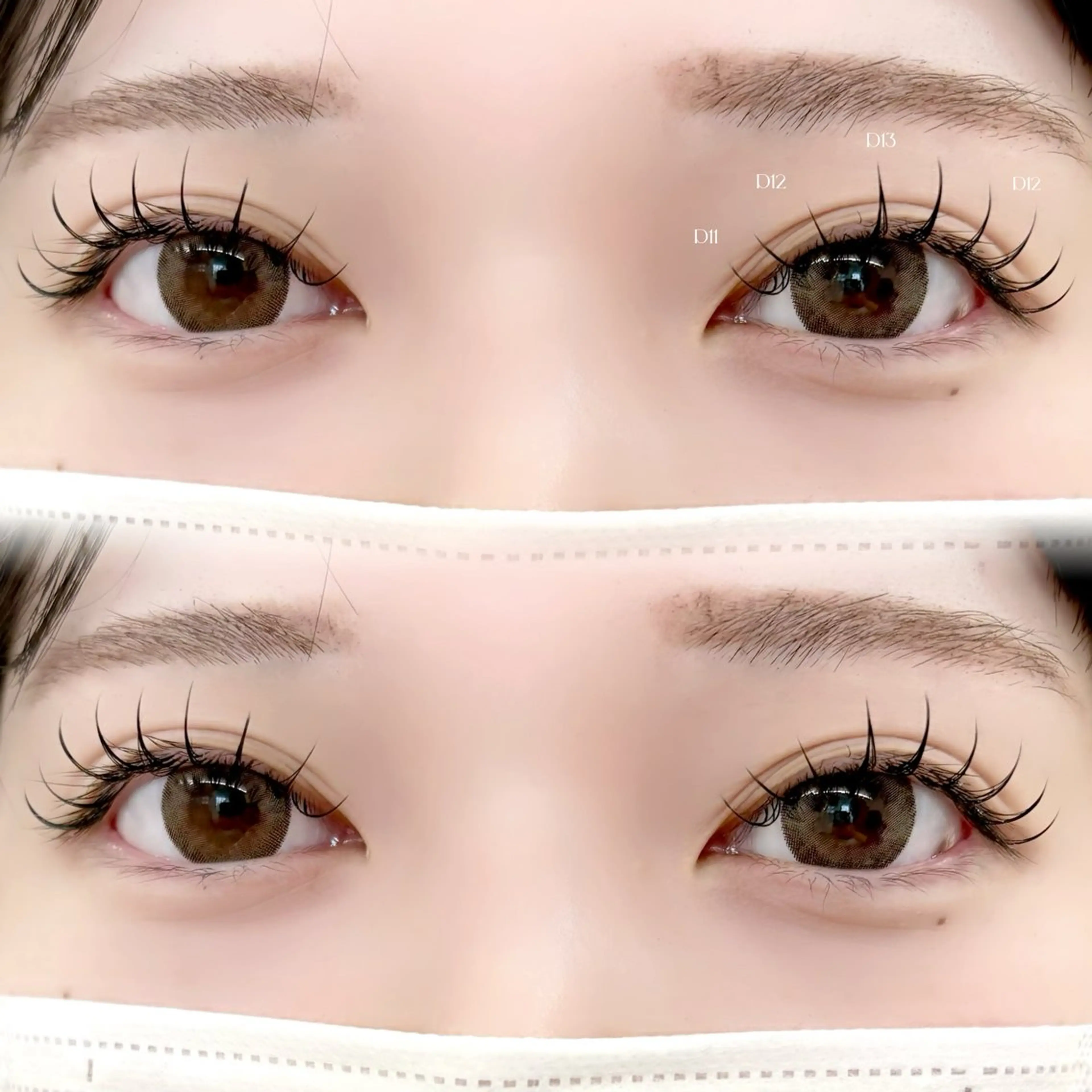 マツエク・マツパ 束感まつ毛 フラットラッシュ 韓国風マツエク ナチュラル まつげパーマ マツエク CLUTCH🫧 ayanoのマツエク・マツパデザイン