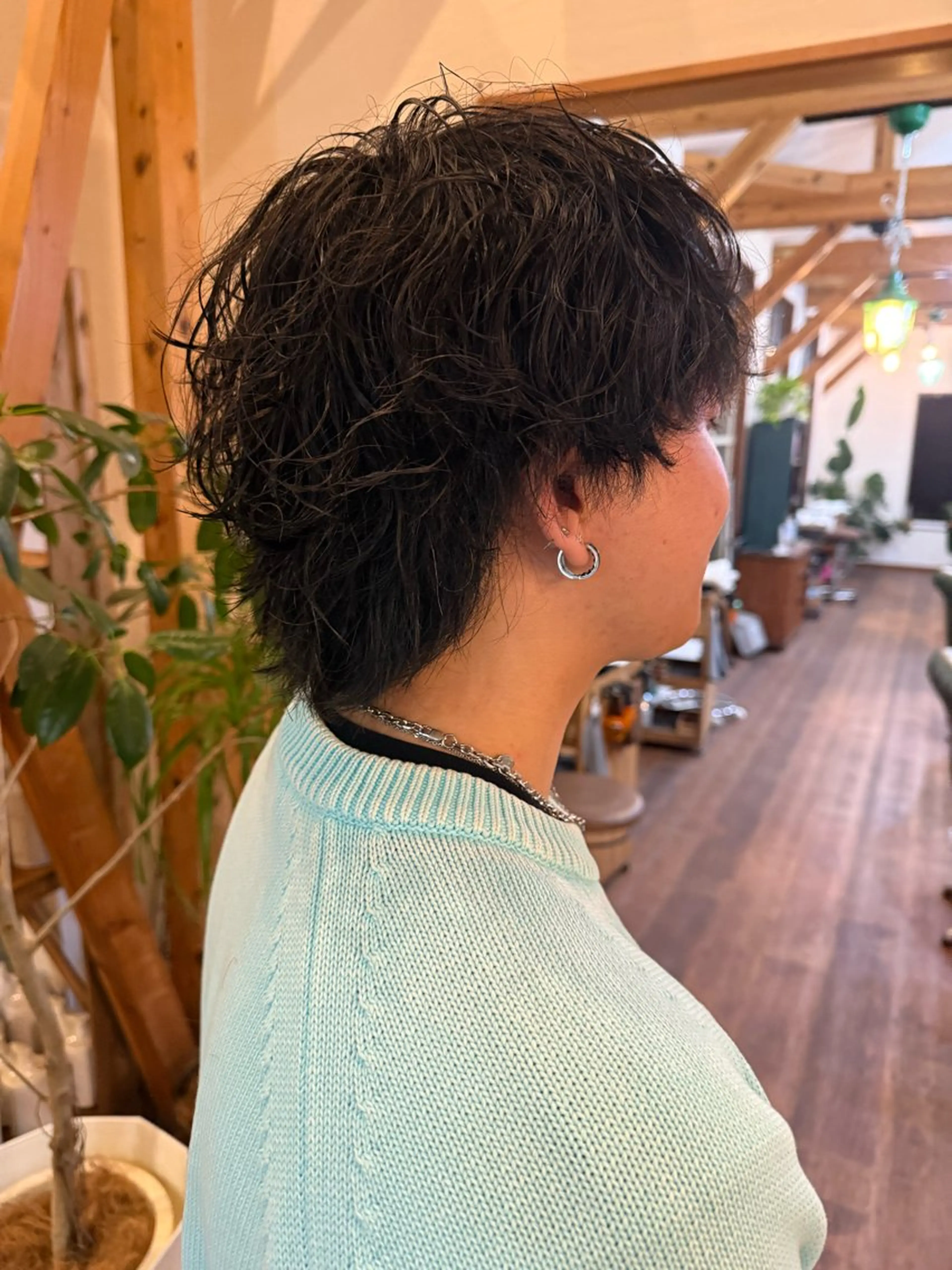 パーマ メンズ パーマ 秋葉 陸のヘアスタイル