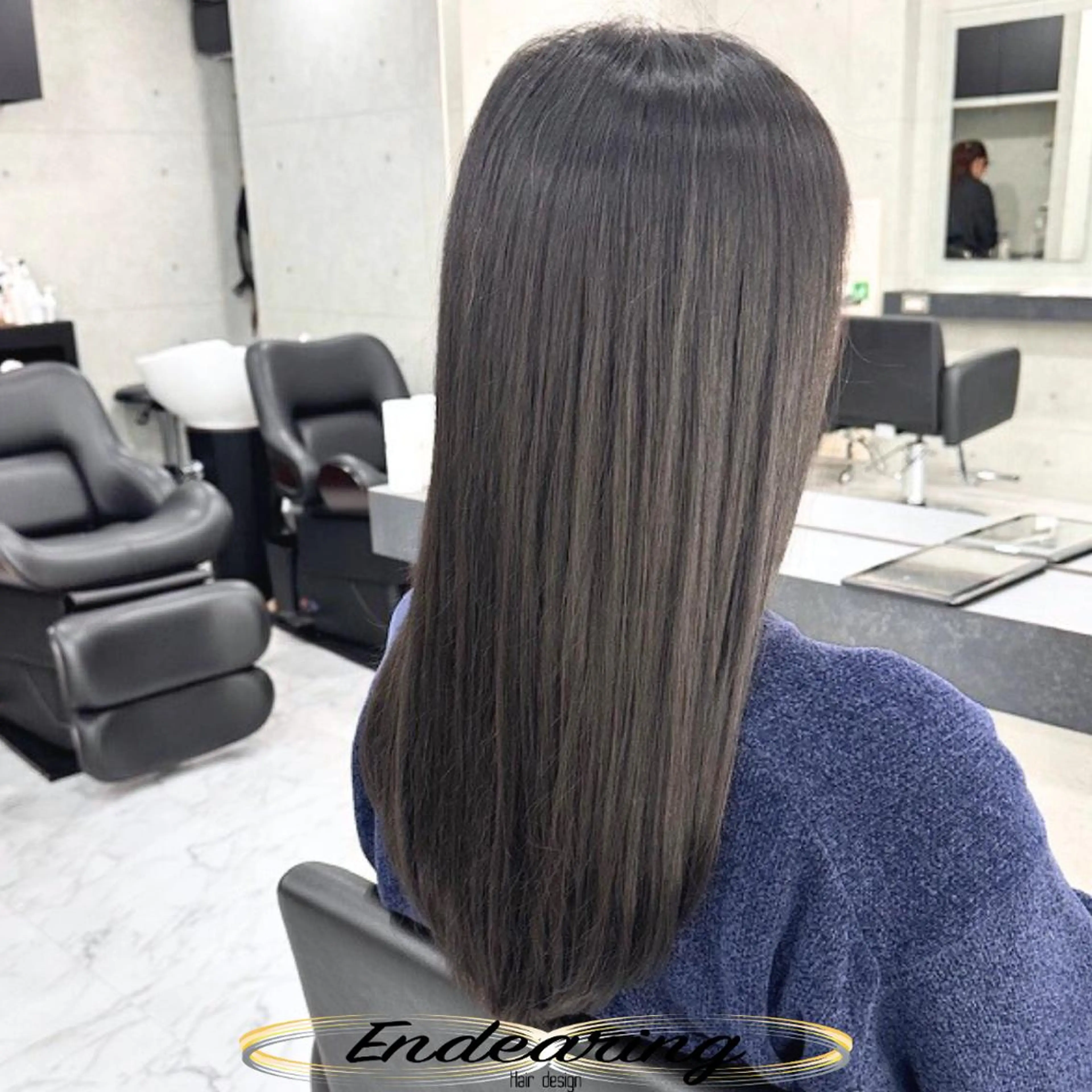ロング レイヤーカット ロング ローレイヤー 似合わせカット カット ヘアカラー Endearing 銀座/レイヤーカットのヘアスタイル