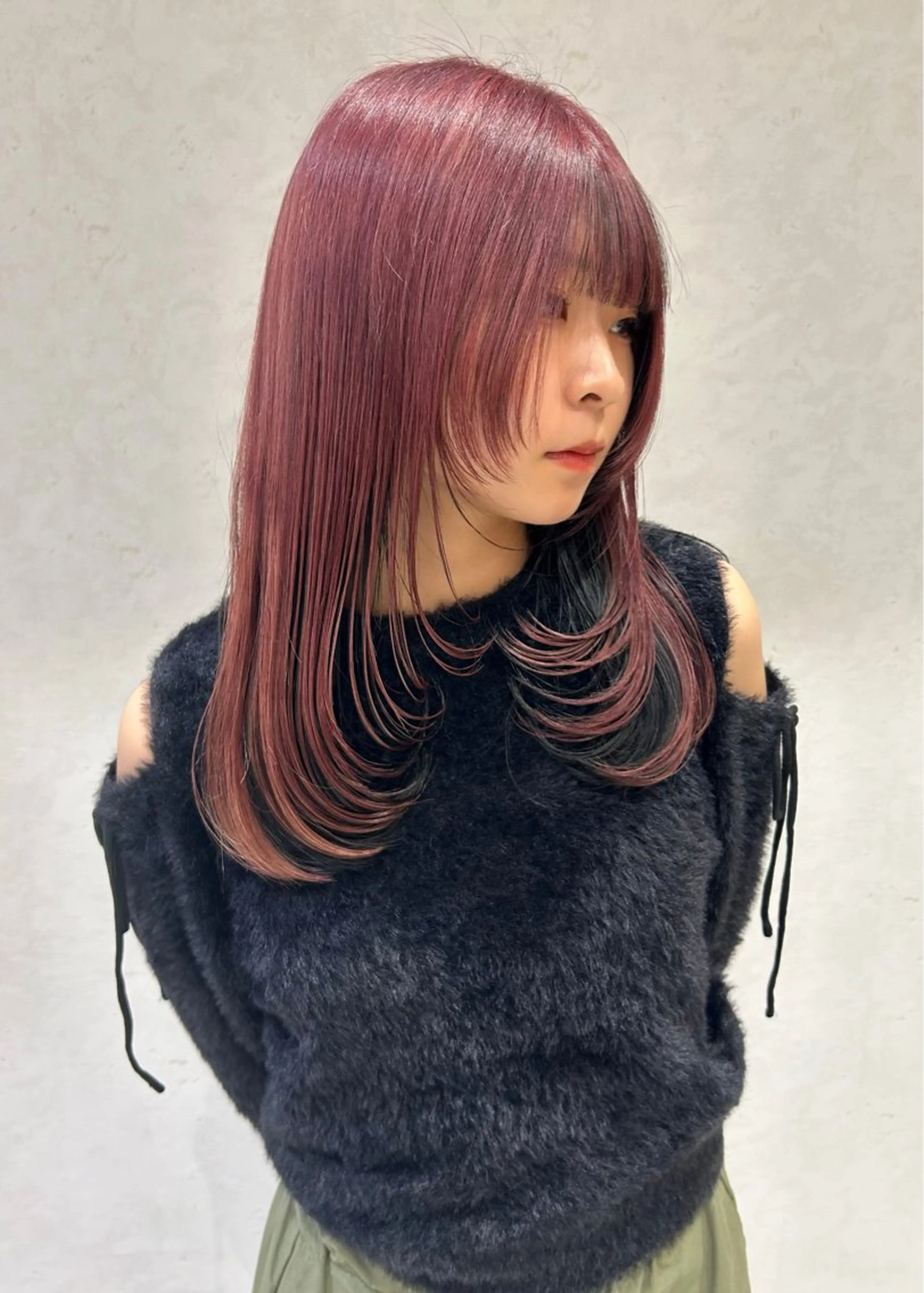 ロング カラー ヘアカラー レイヤー/インナー カラー🦋ルイのヘアスタイル