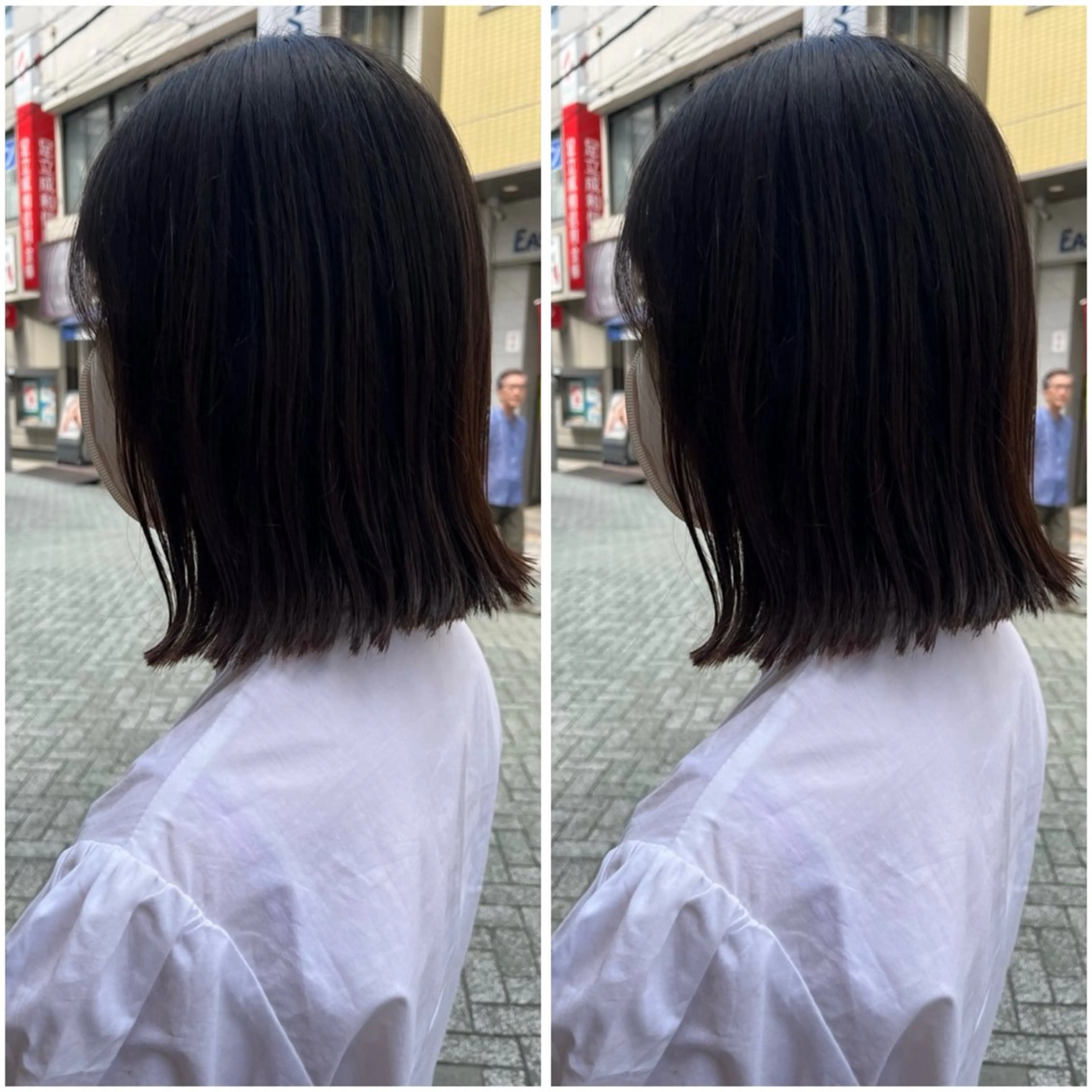 ミディアム カラー 🌼二本柳 🌼のヘアスタイル