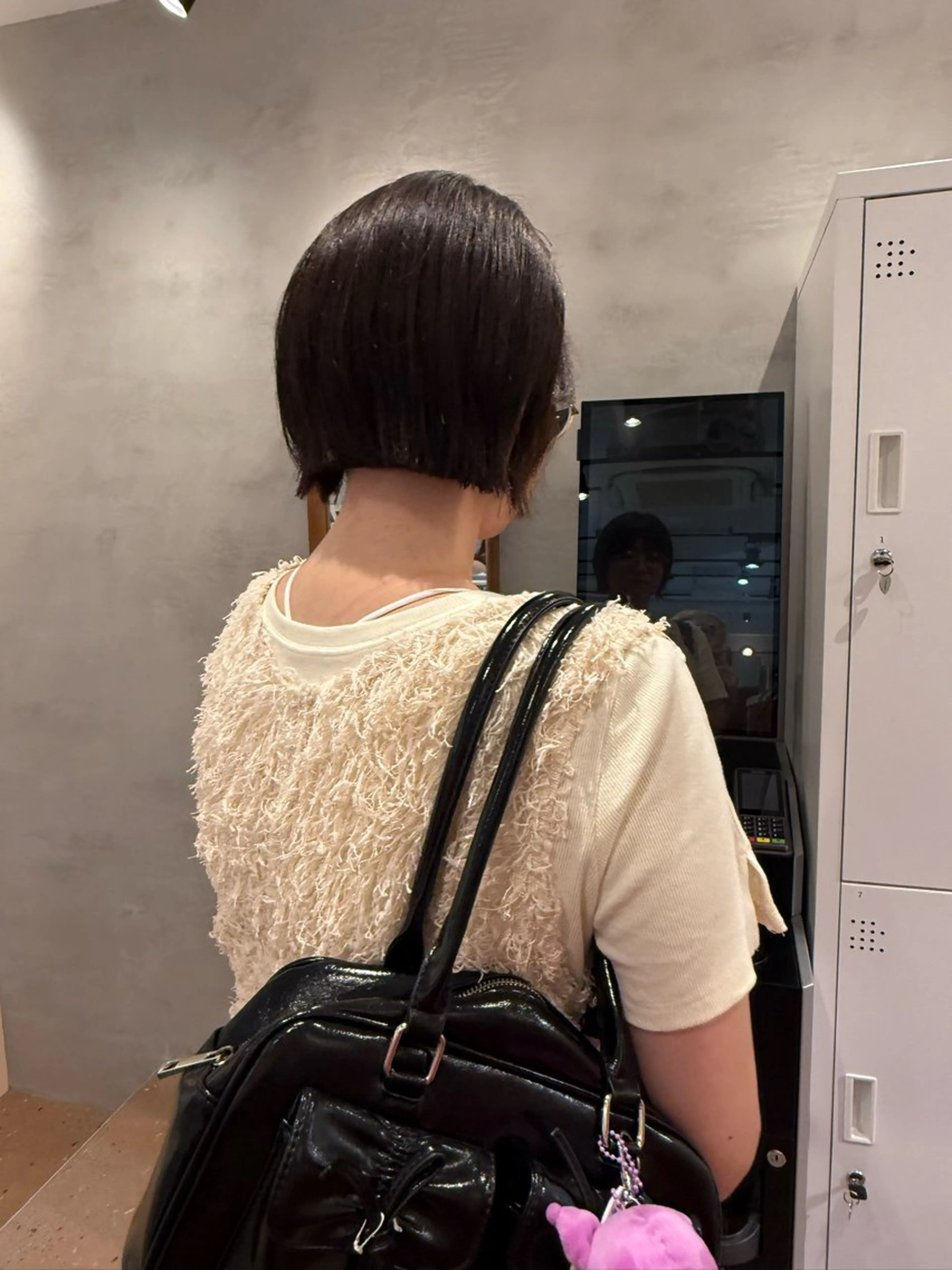 ショート 外ハネヘア ❤️アヤカ Wカラー ボブ レイヤー❤️のヘアスタイル