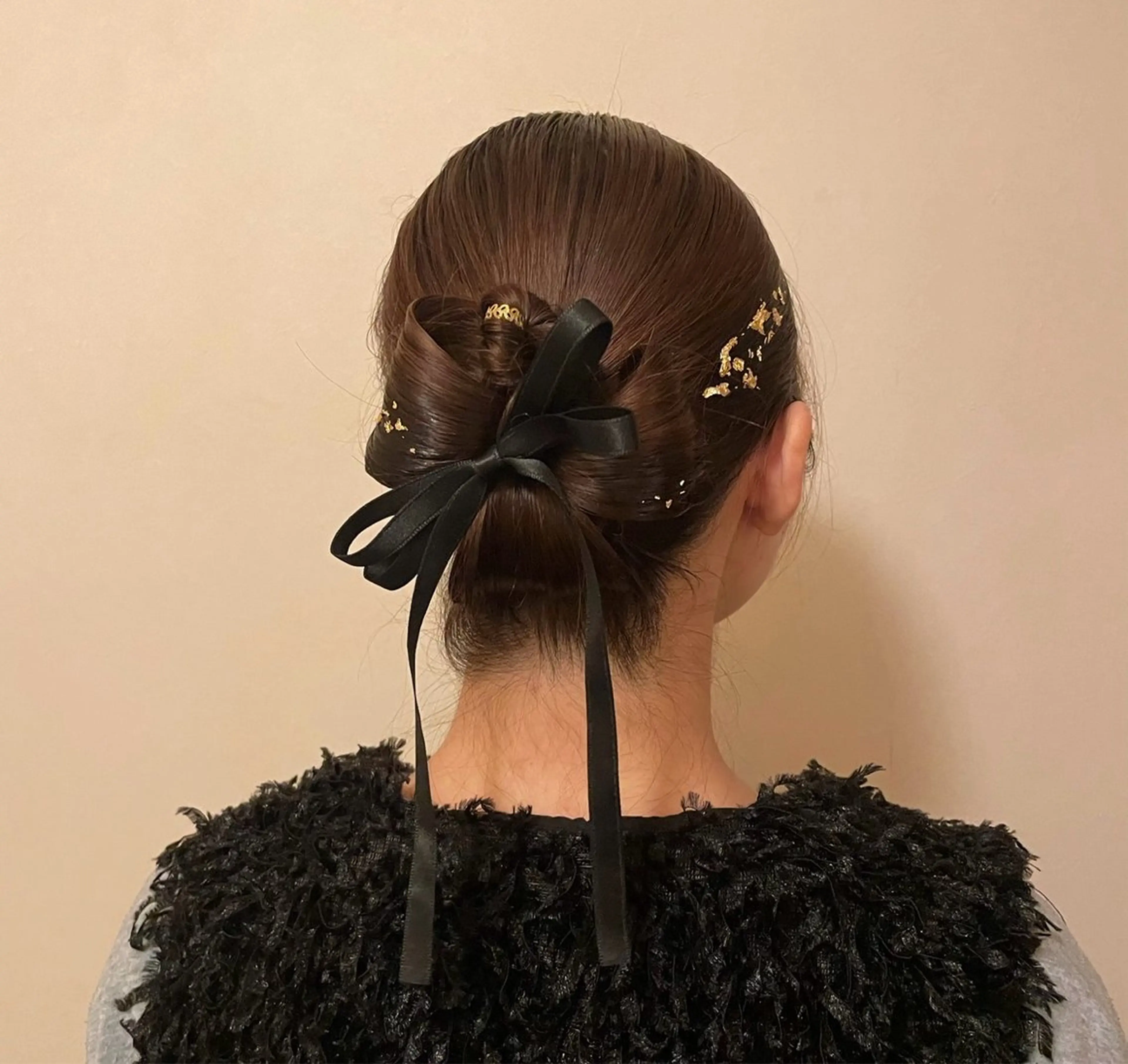 ミディアム ヘアアレンジ 土山 咲々乃のヘアスタイル