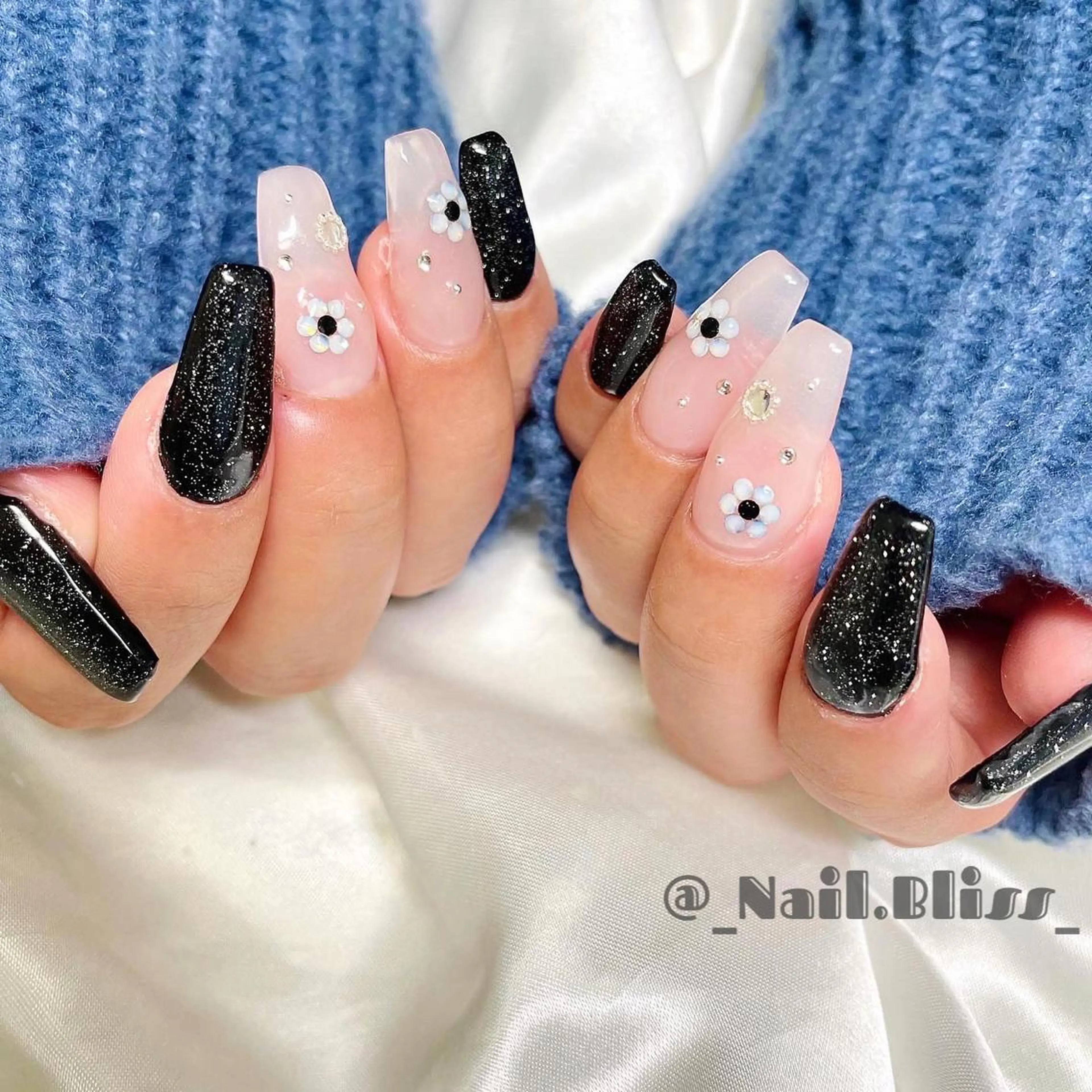 ネイル フラッシュネイル ハンドネイル NAIL BLISSのネイルデザイン