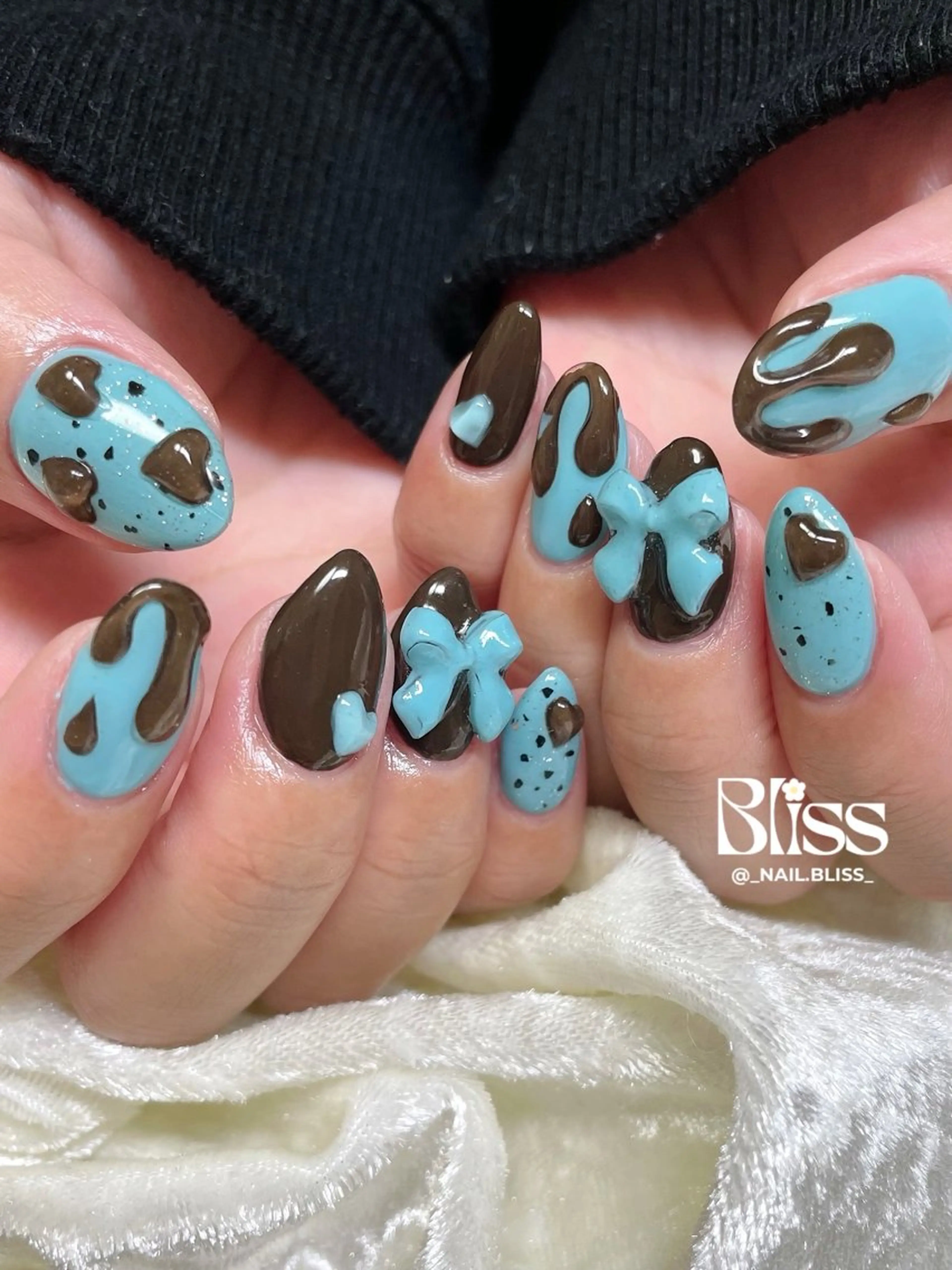 ネイル 持ち込み ハンドネイル NAIL BLISSのネイルデザイン