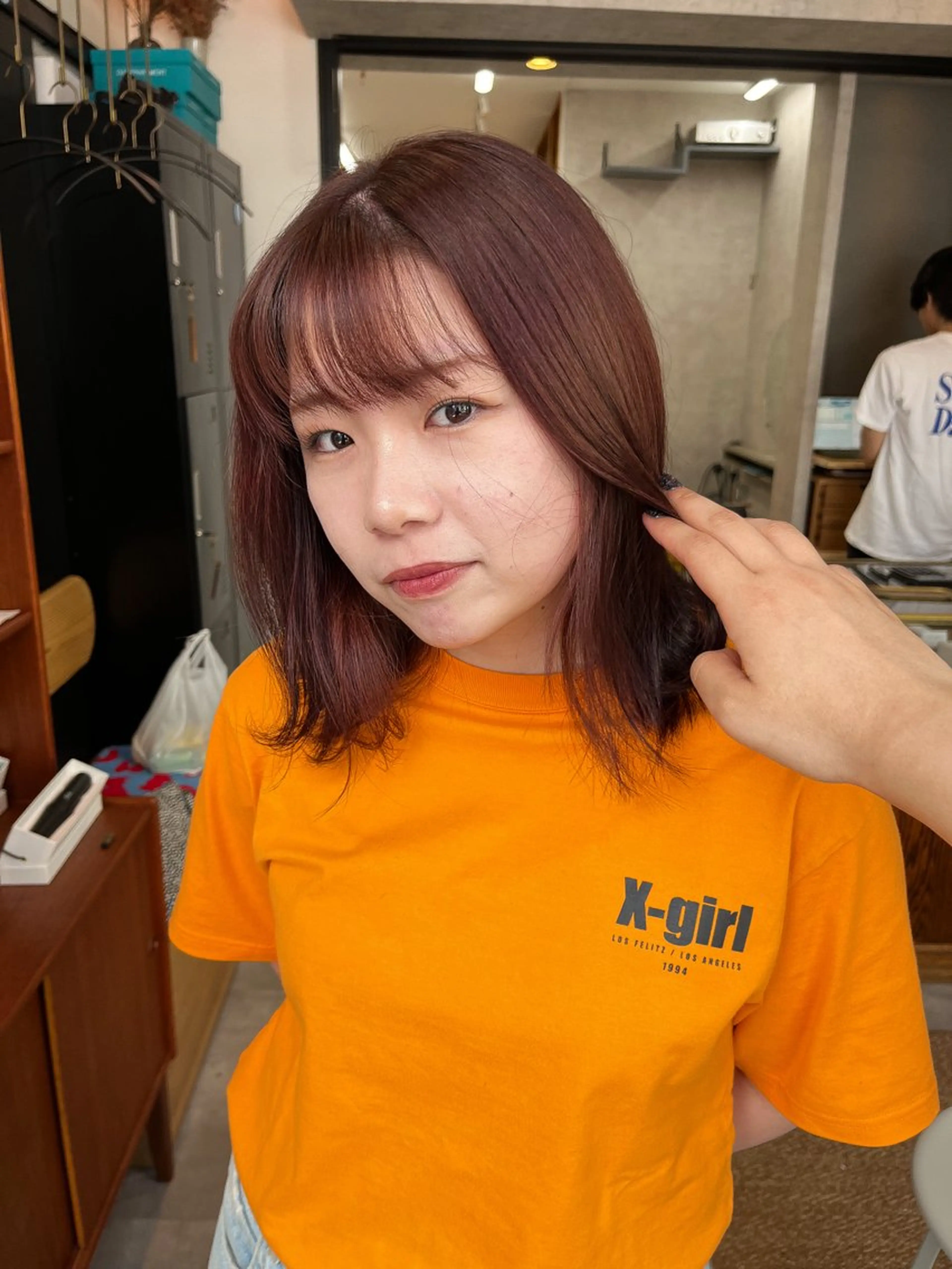 ミディアム 松尾 伊純のヘアスタイル