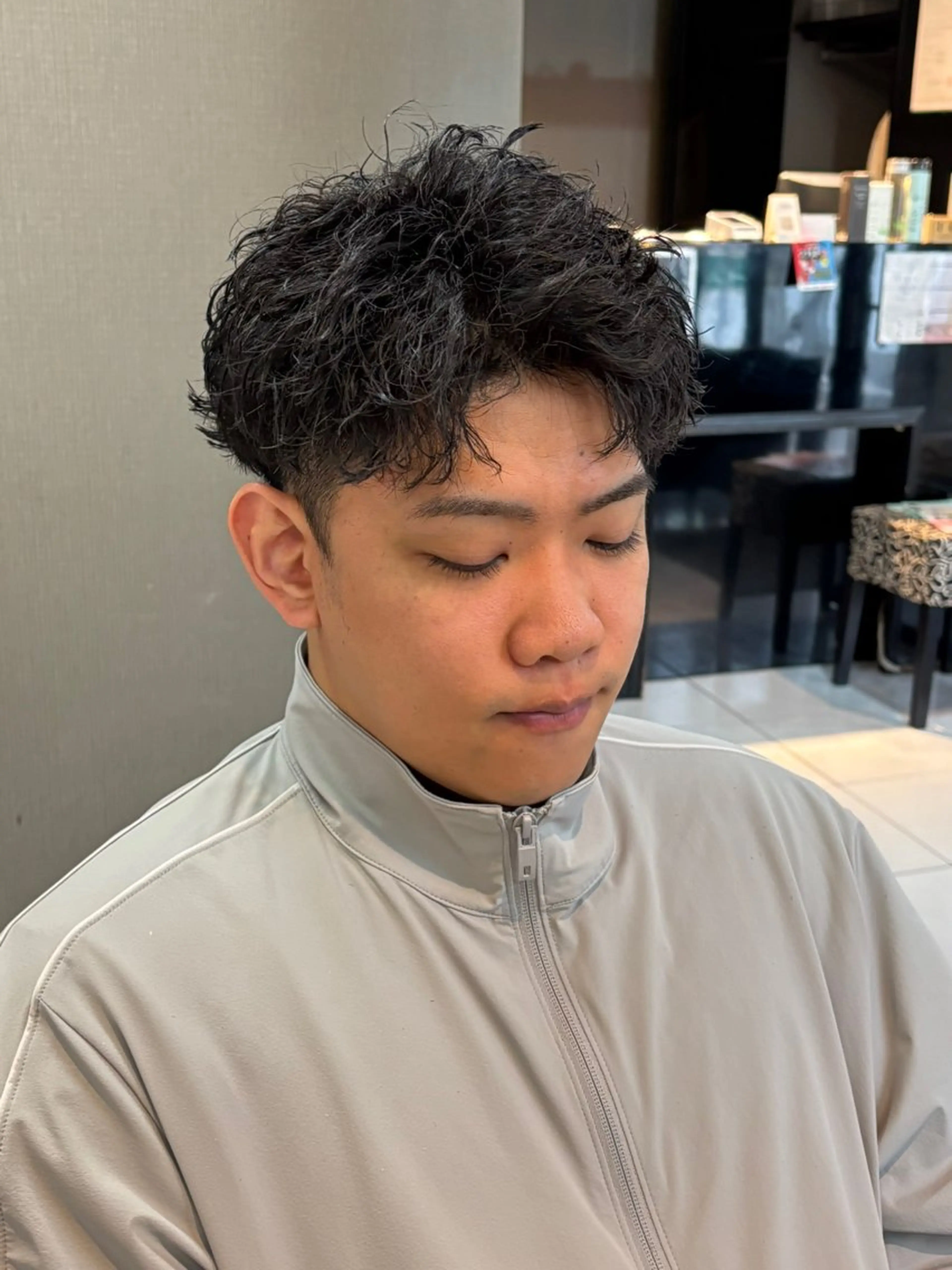 メンズ メンズパーマ カット パーマ 加川 隼人のヘアスタイル
