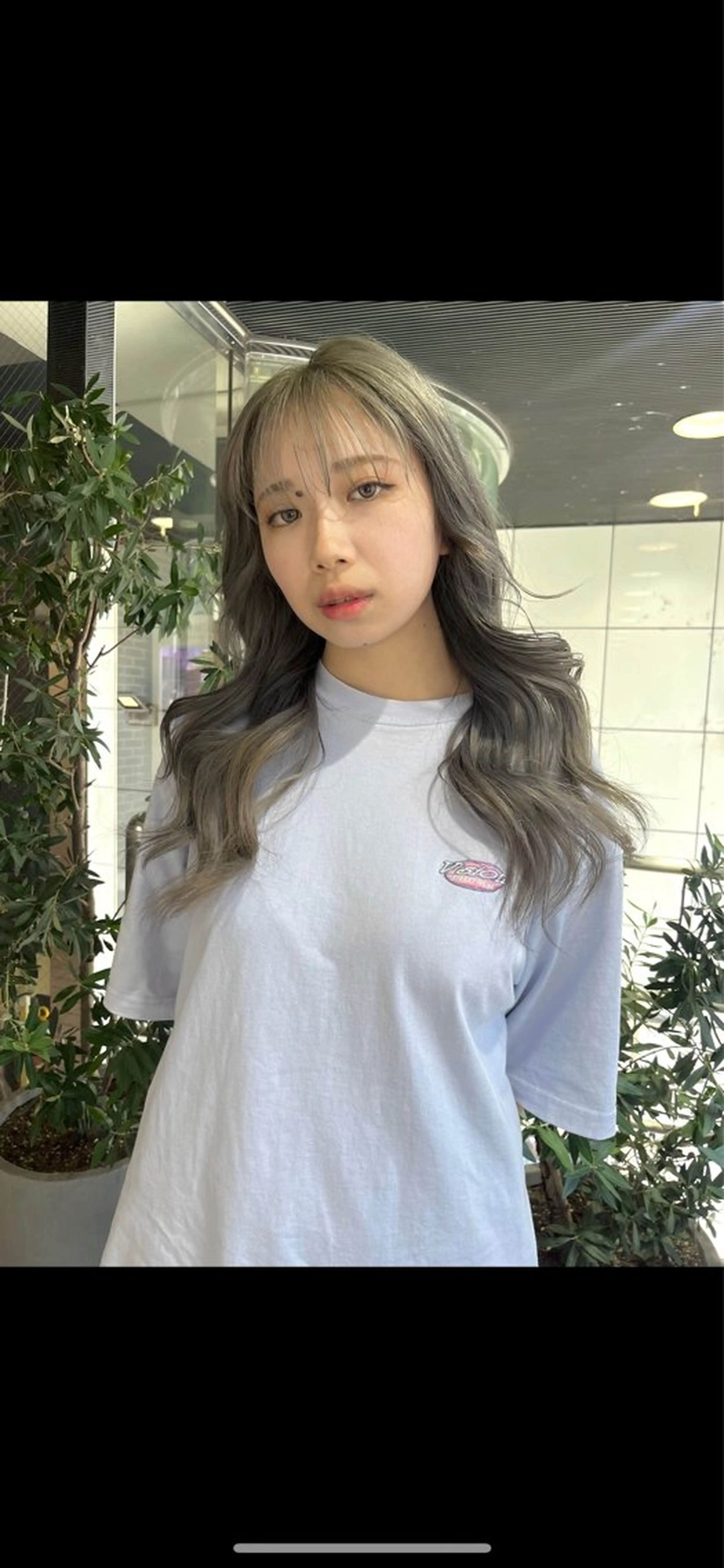 ロング カラー 💖デザインカラー/ タダ ハナカ💖のヘアスタイル