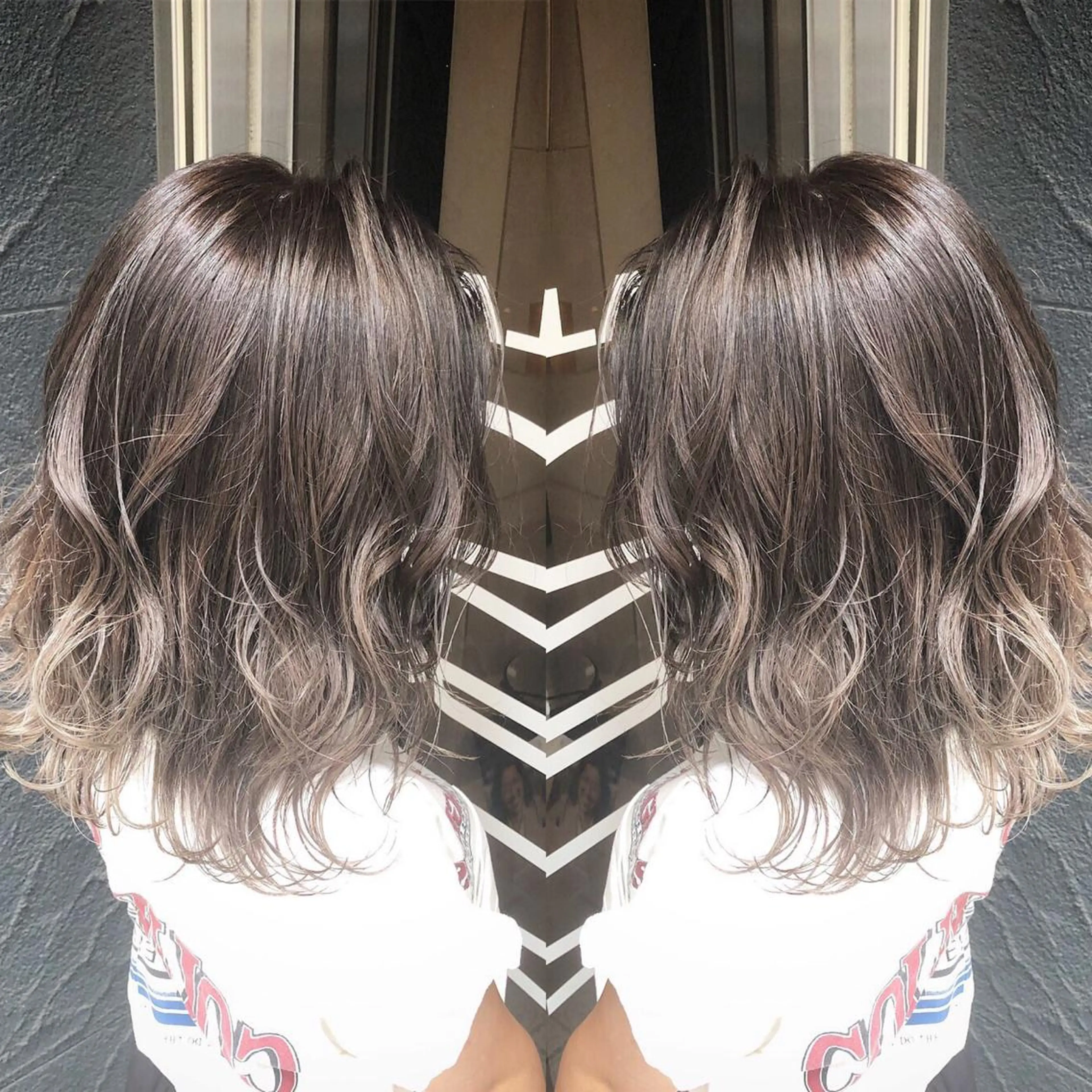 ミディアム カラー EARTH 越谷店のヘアスタイル