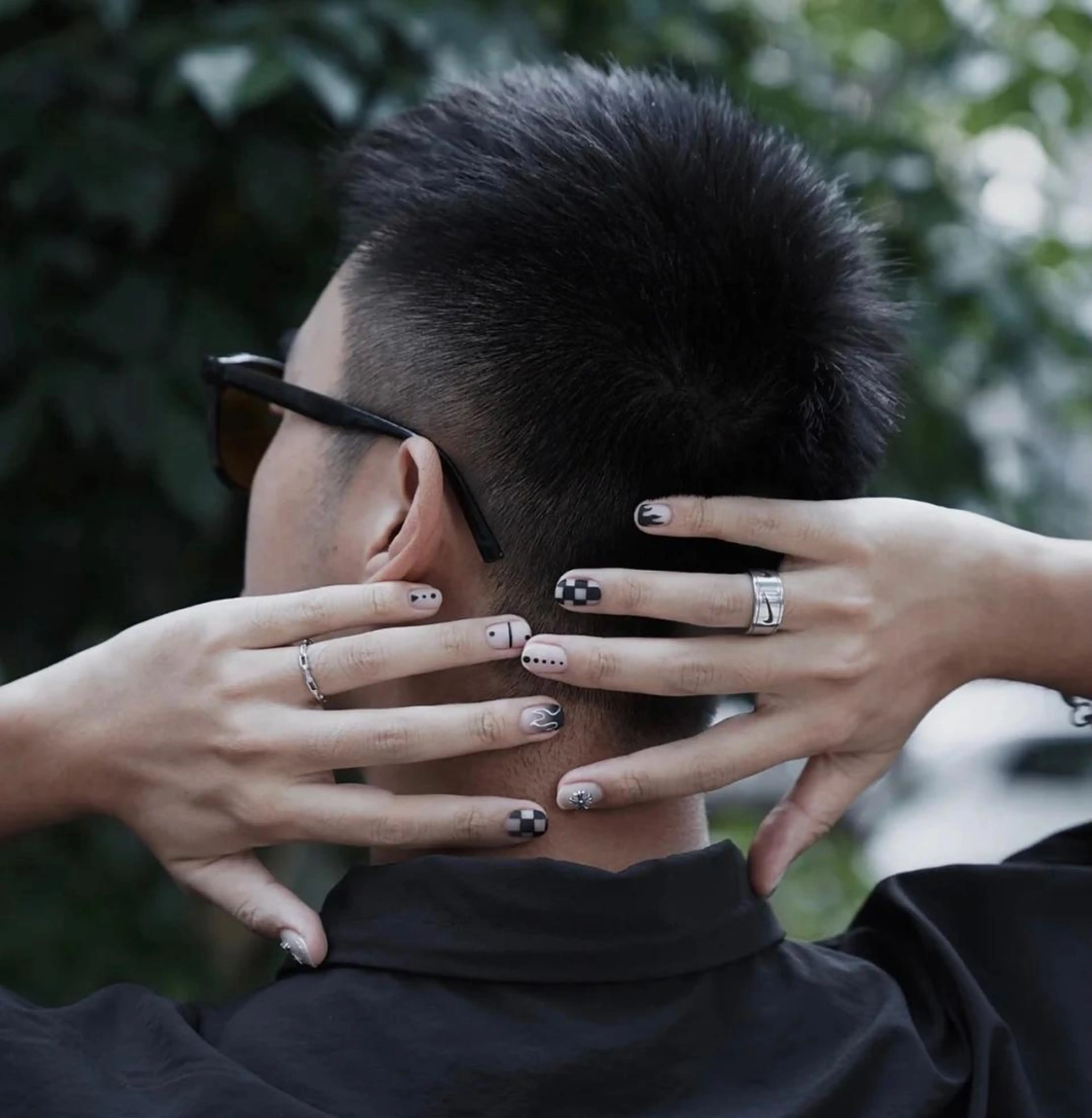 ネイル メンズネイル 持ち込み ネイルサロン 9Carats神田のネイルデザイン