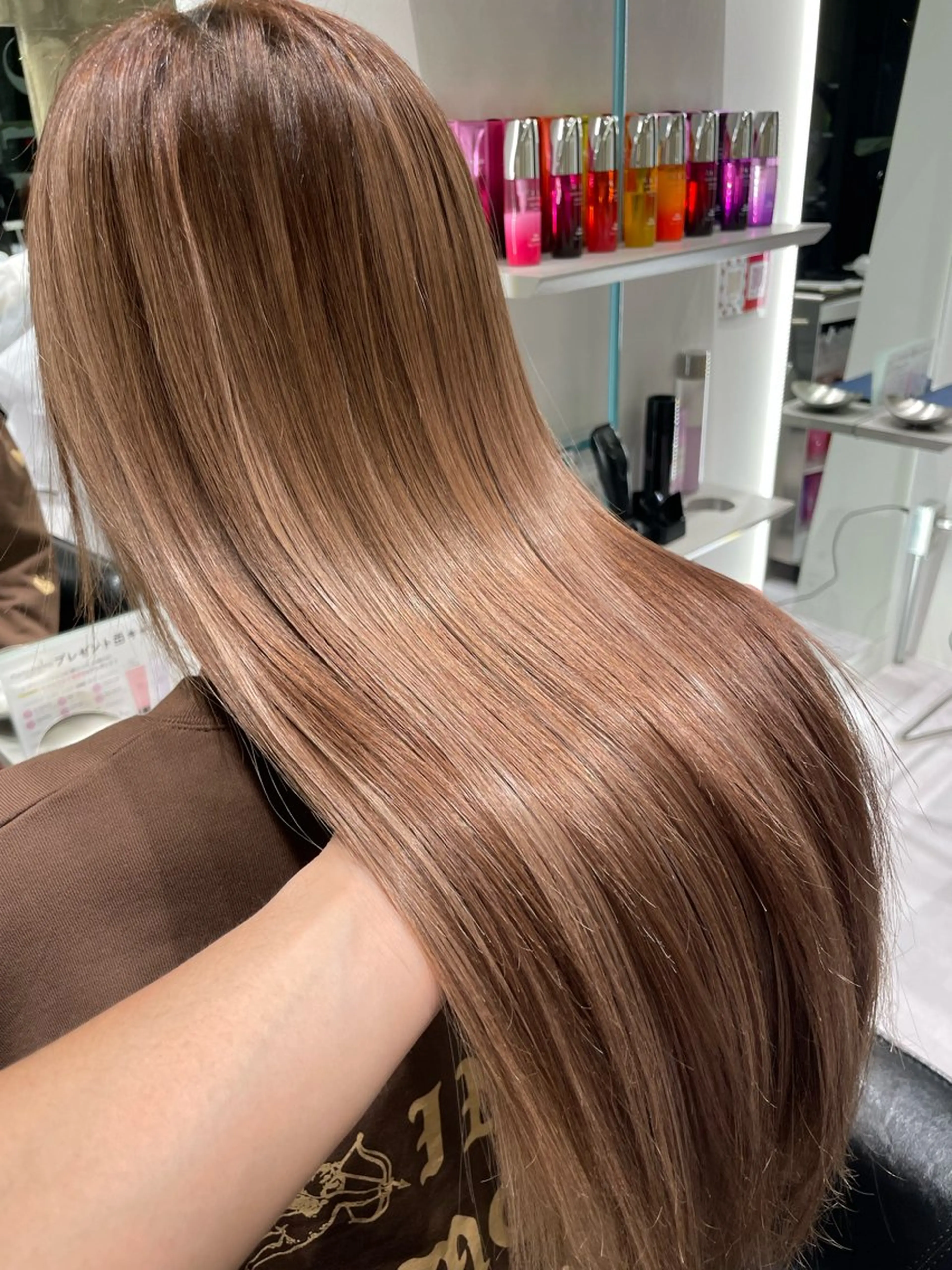 セミロング カラー カット ヘアカラー トリートメント 寺島 圭人のヘアスタイル