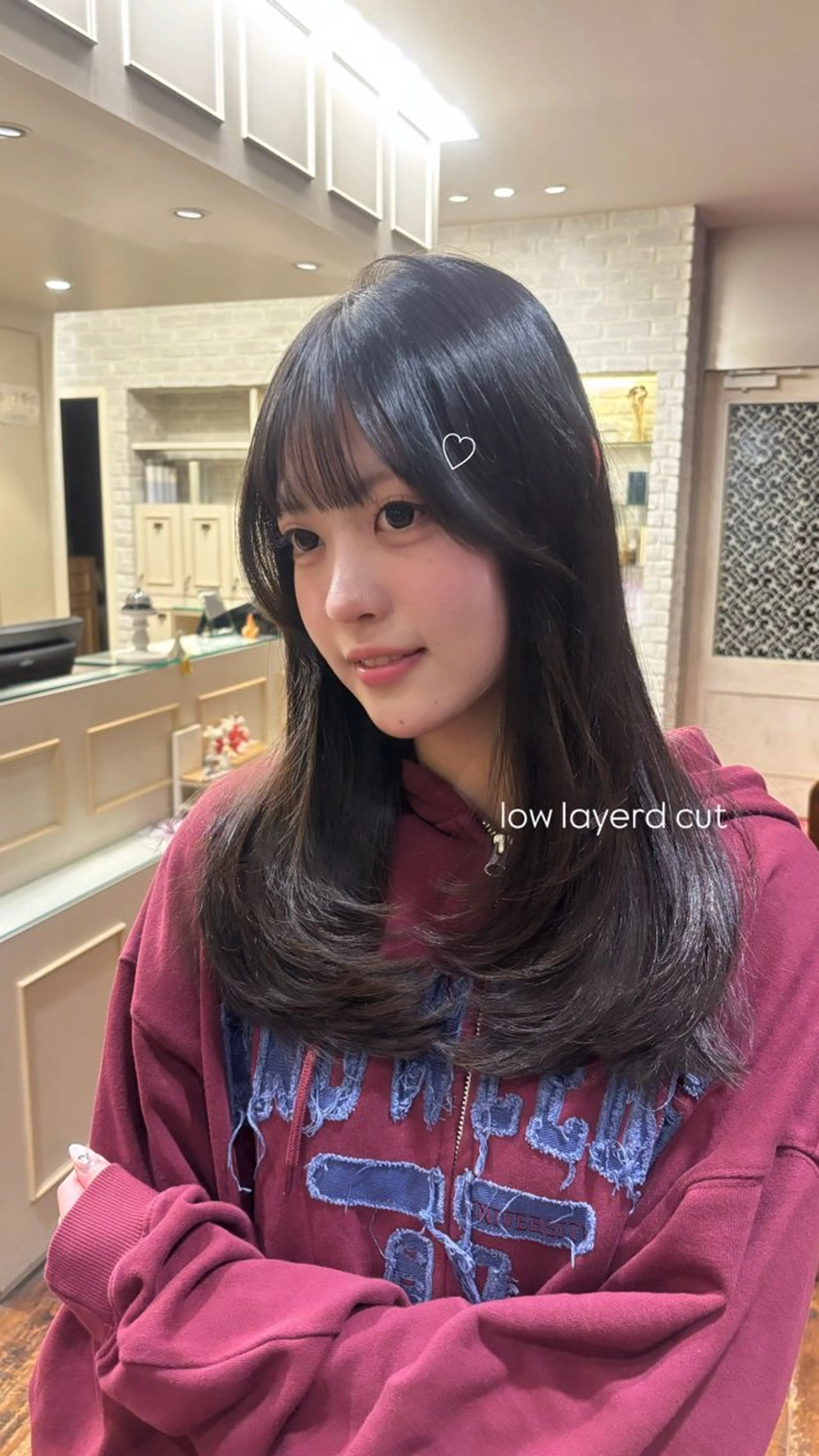 ロング レイヤーカット カット トリートメント 透明感カラー/ KARENのヘアスタイル