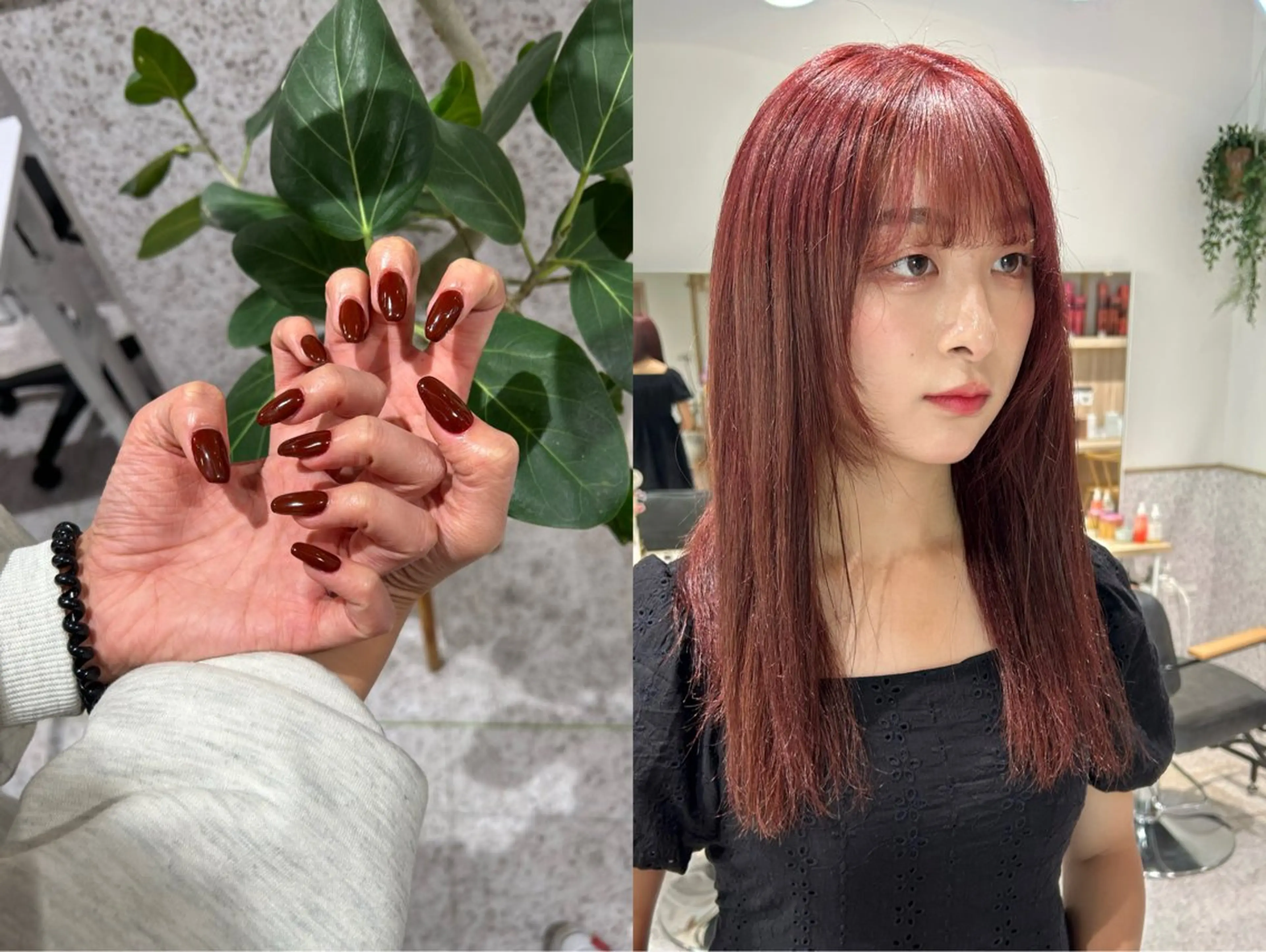 カラー ダブルカラー イヤリングカラー ハイトーンカラー インナーカラー 髪質改善 ヘアカラー ♡ハイトーン★ ネイル/しの♡のヘアスタイル