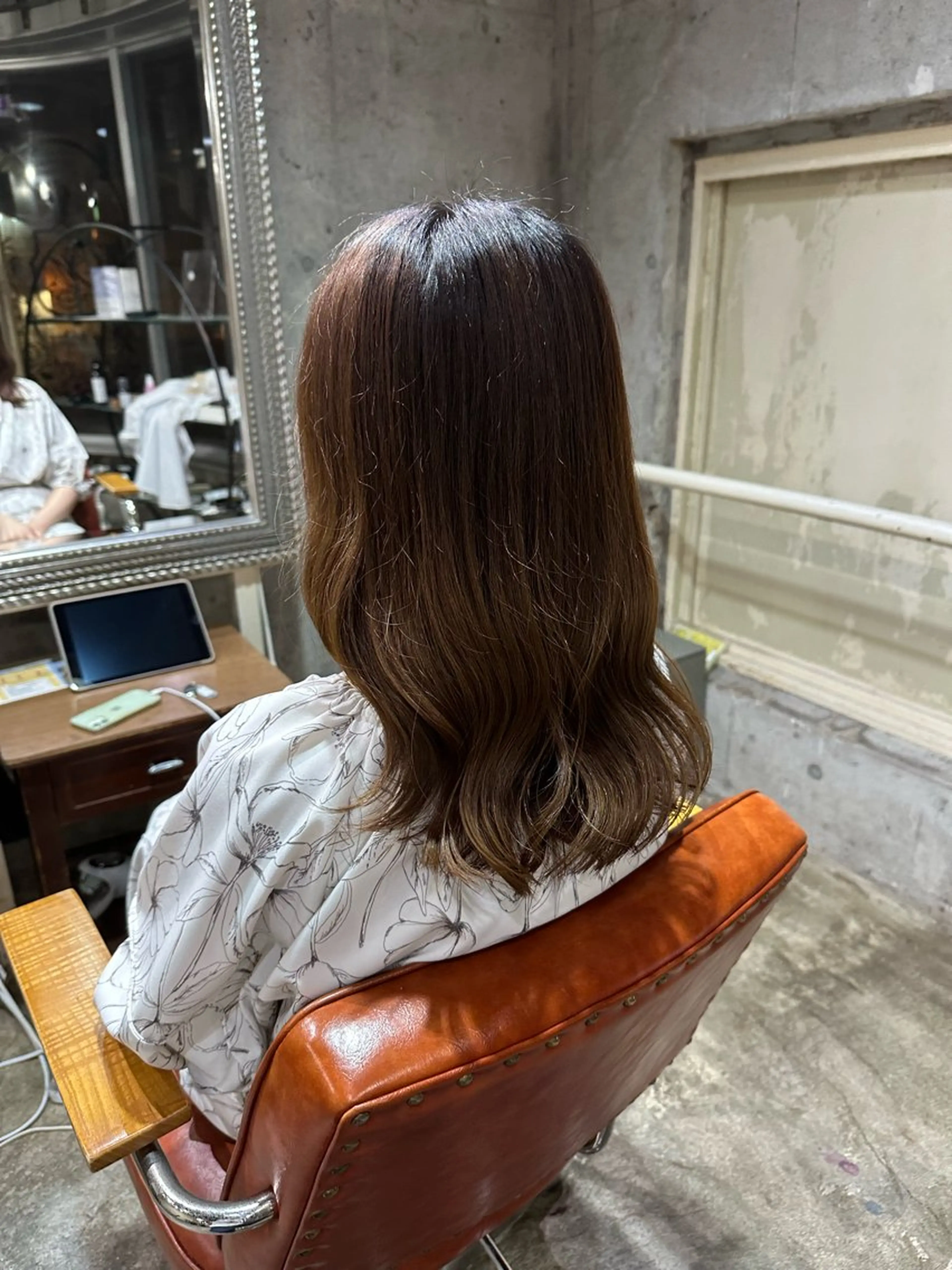 ミディアム 🔥コテ巻き風 ボブパーマ🔥のヘアスタイル