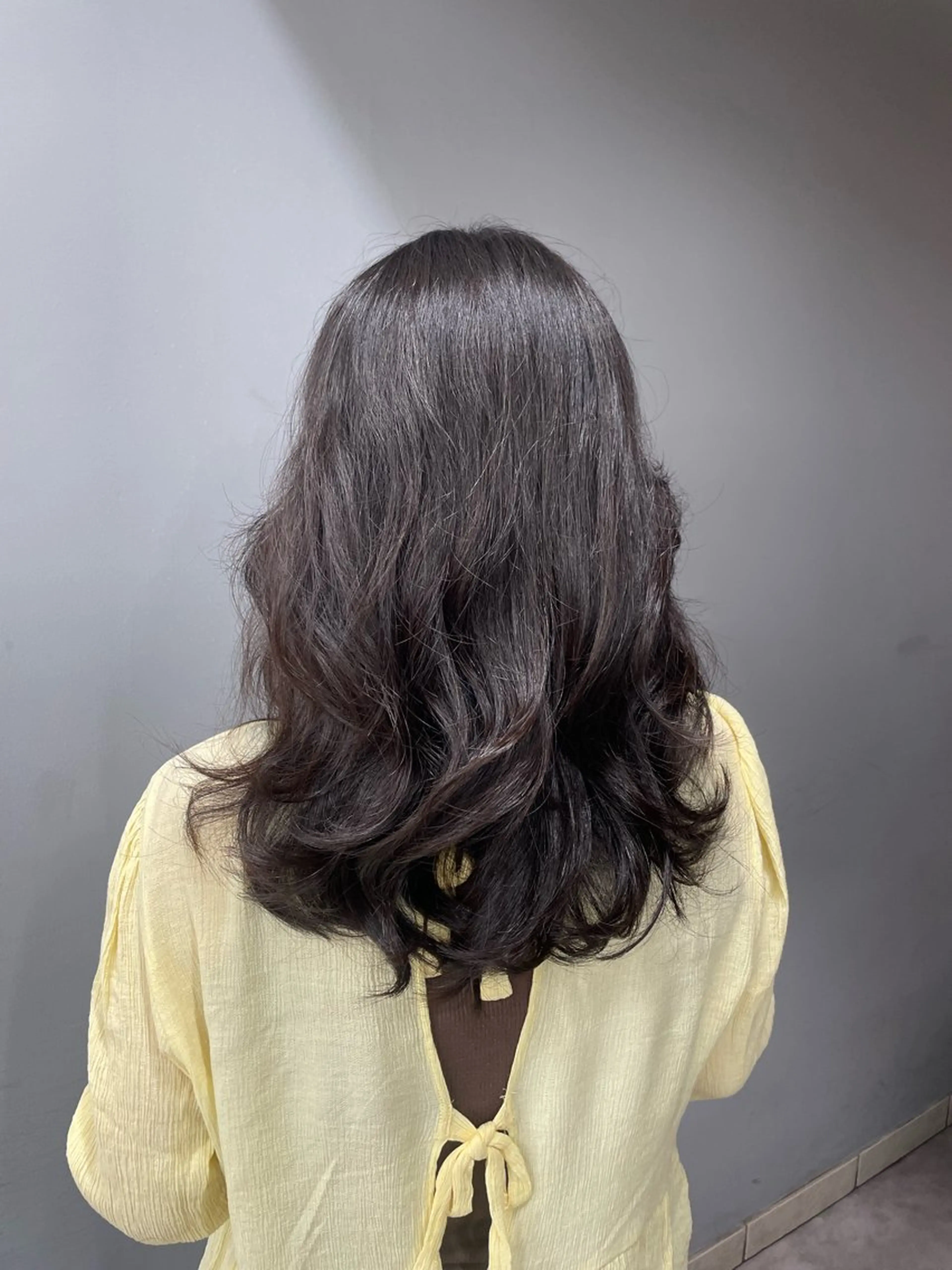 ミディアム パーマ ミディアムパーマ レイヤーカット 🩶Nemoto Saki🩶のヘアスタイル