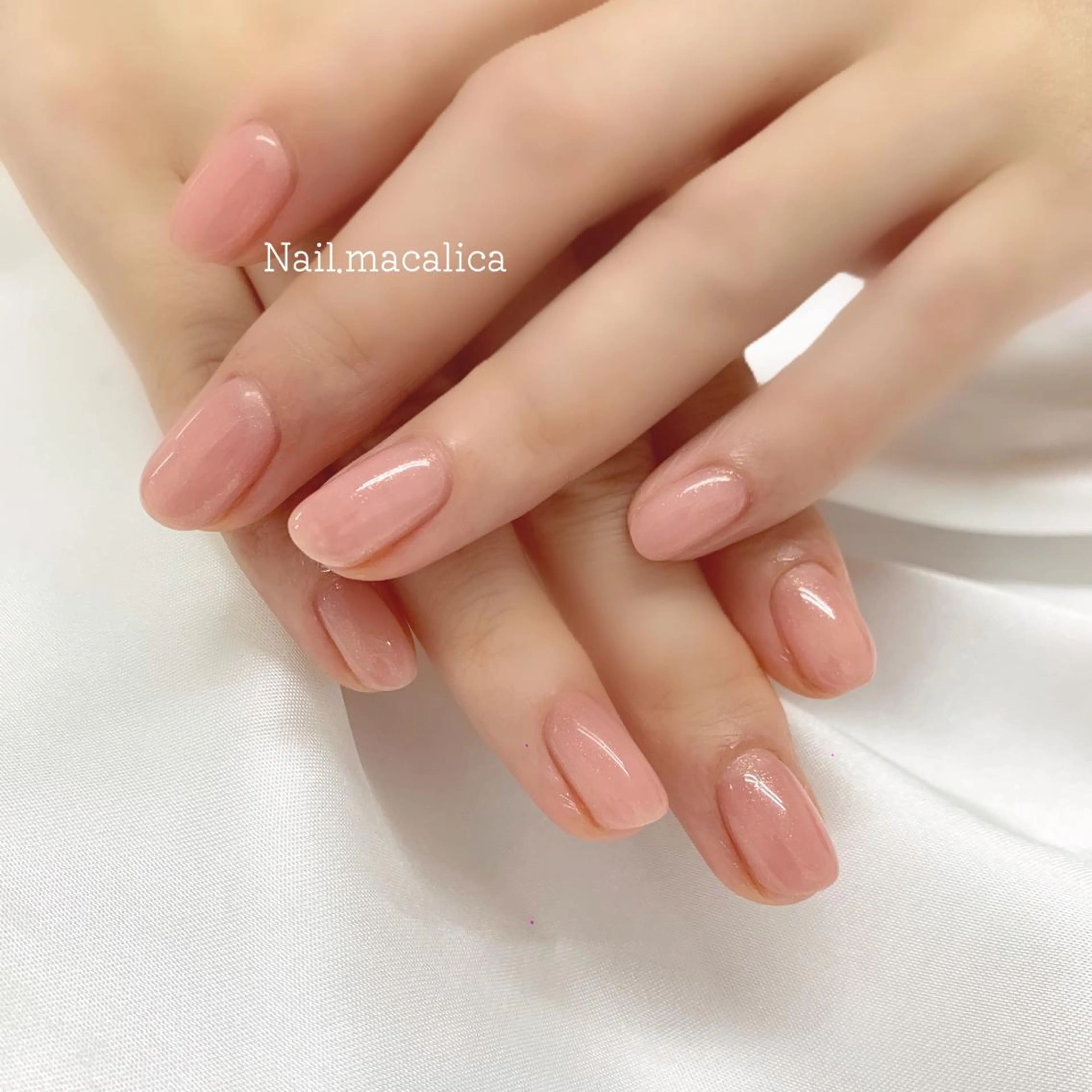 ネイル ワンカラーネイル ハンドネイル Nail macalicaのネイルデザイン