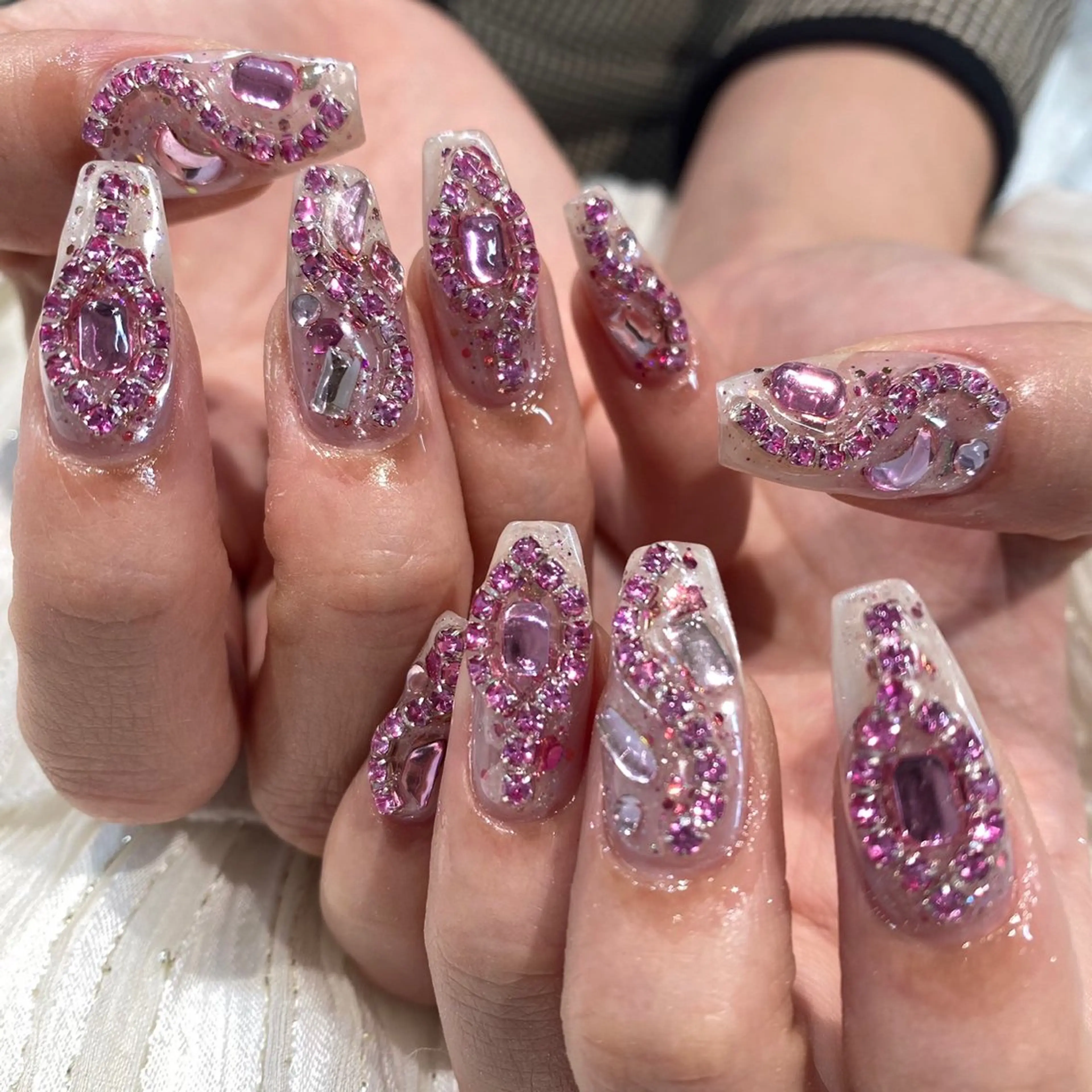 セミロング ハンドネイル CHOnail 道玄坂のネイルデザイン