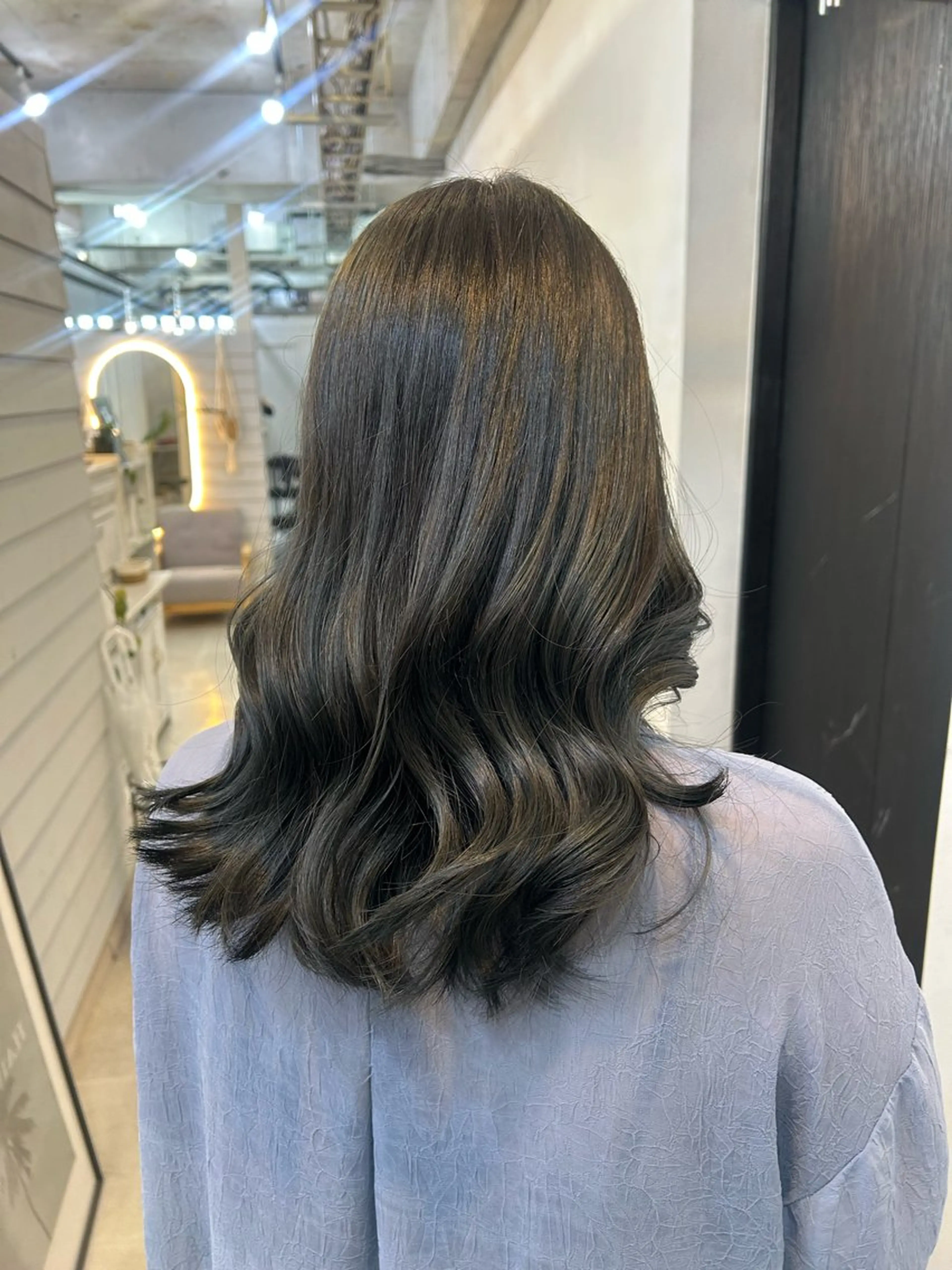 カラー グレージュ オリーブグレージュ オリーブグレー カット ヘアカラー トリートメント 筑紫野美容師 すずのヘアスタイル