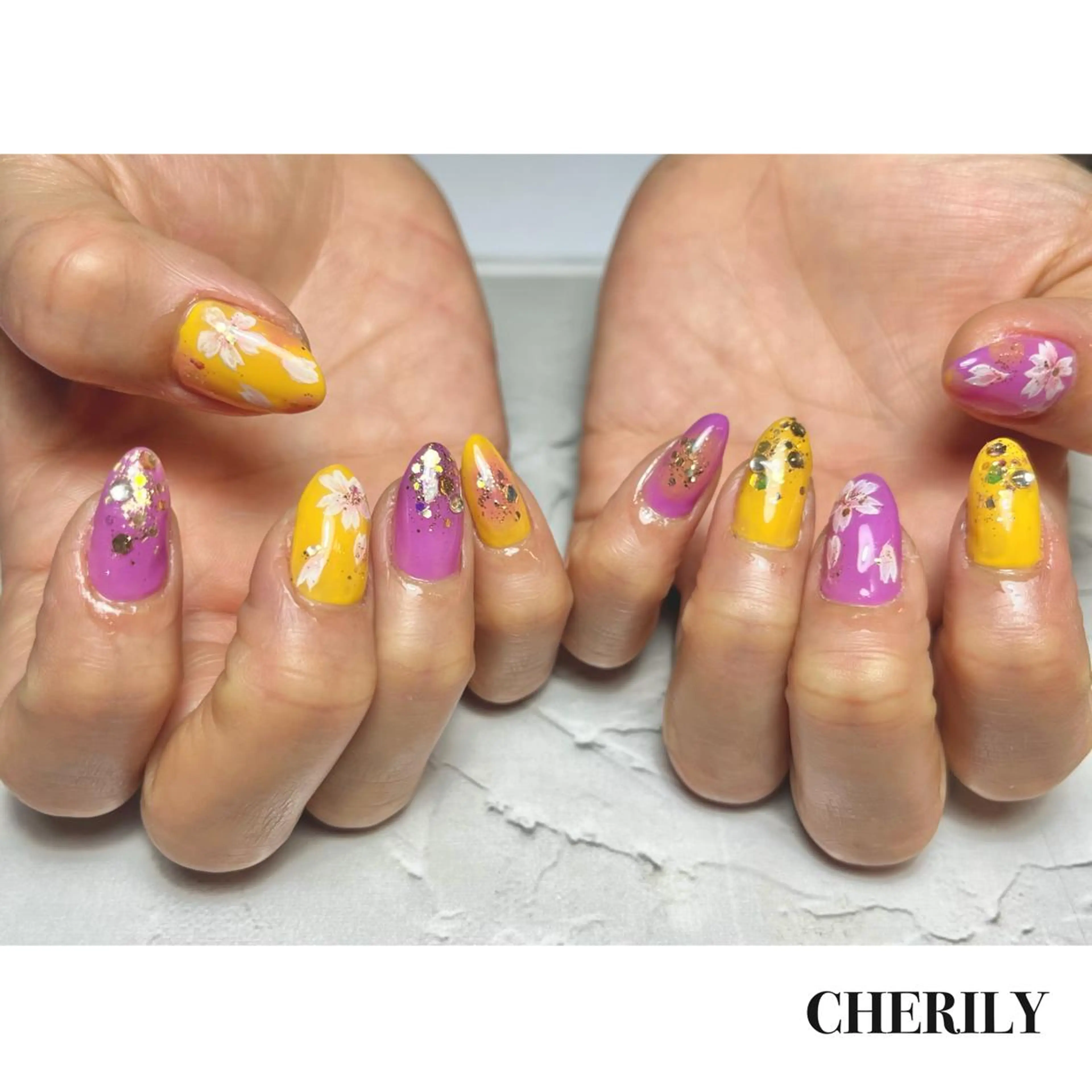ネイル ハンドネイル CHERILY SAKURAのネイルデザイン