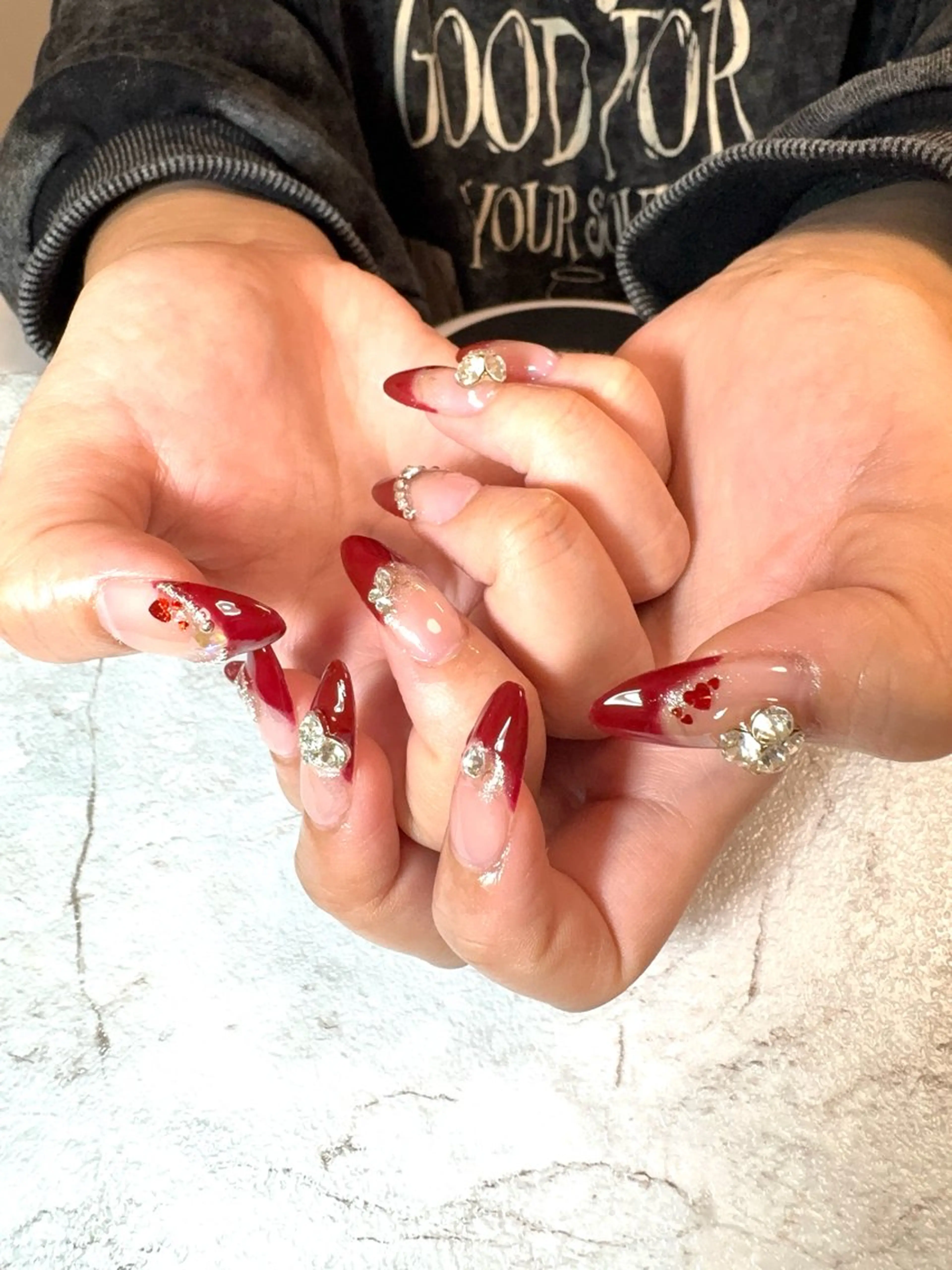 ネイル 長さ出し N& nailのネイルデザイン