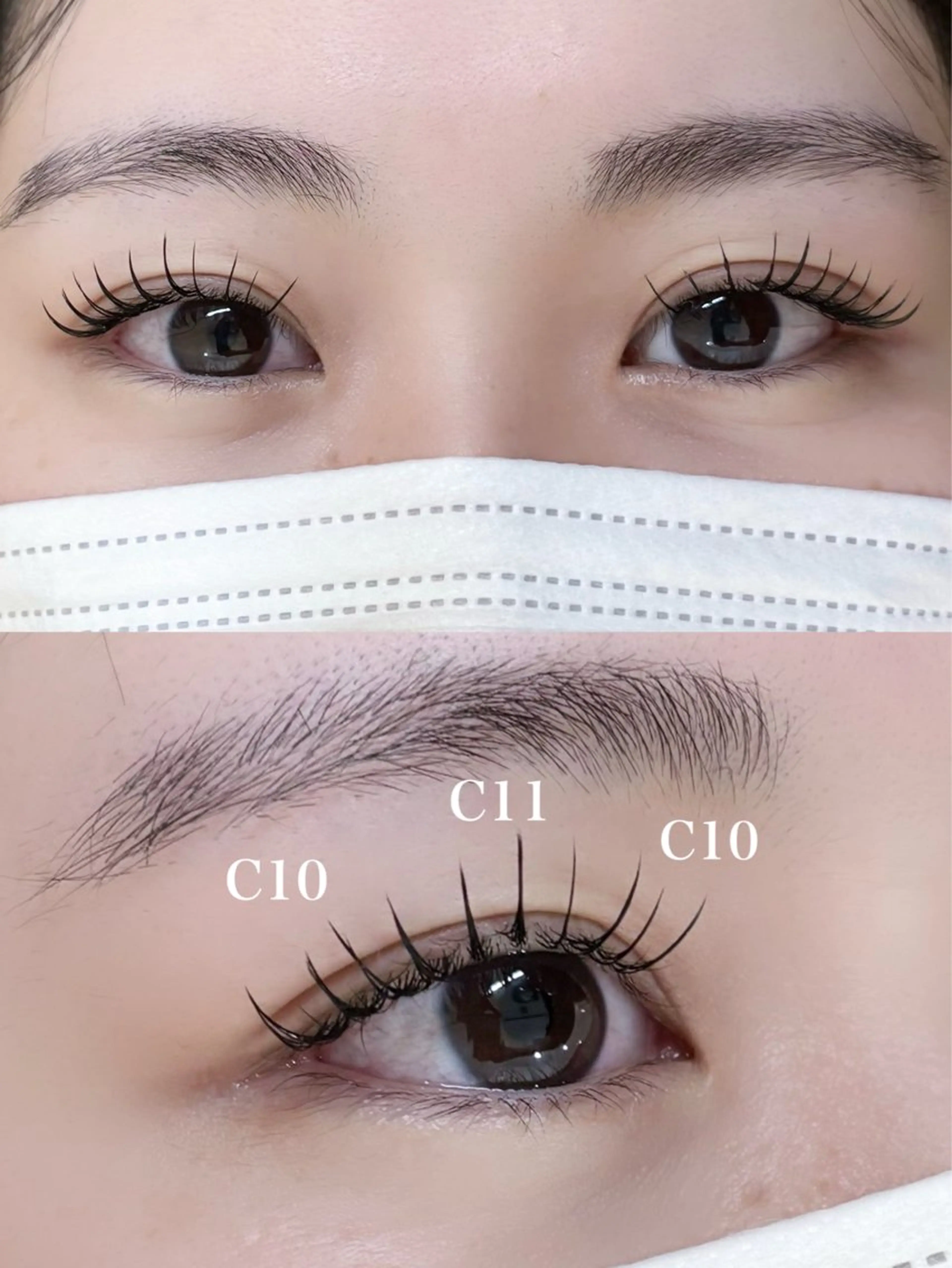 マツエク・マツパ フラットラッシュ LUNELLA☾ ໋ SANKAのマツエク・マツパデザイン