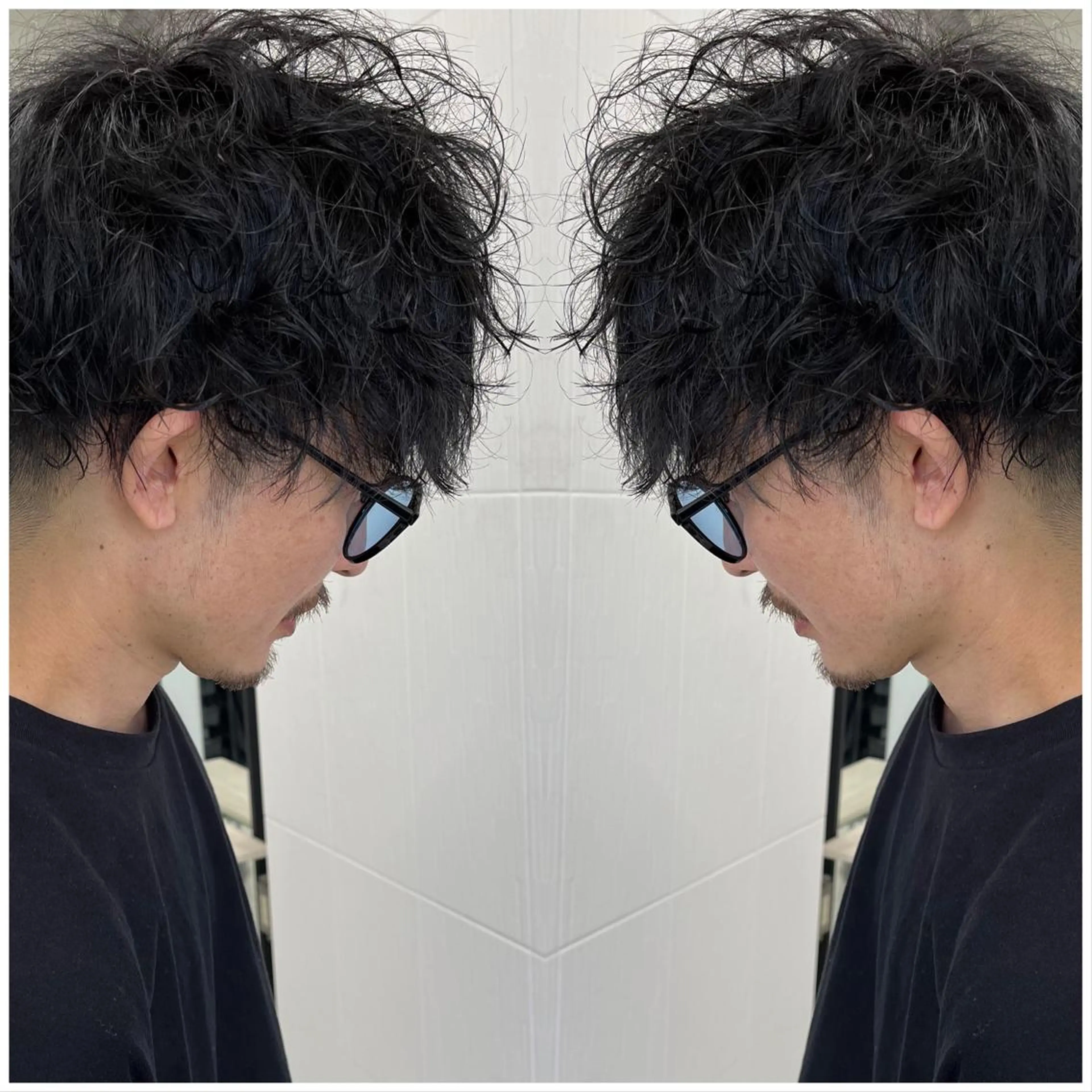 ショート パーマ メンズ メンズパーマ カット パーマ ハタケヤマヨシキ ／BOOTHのヘアスタイル